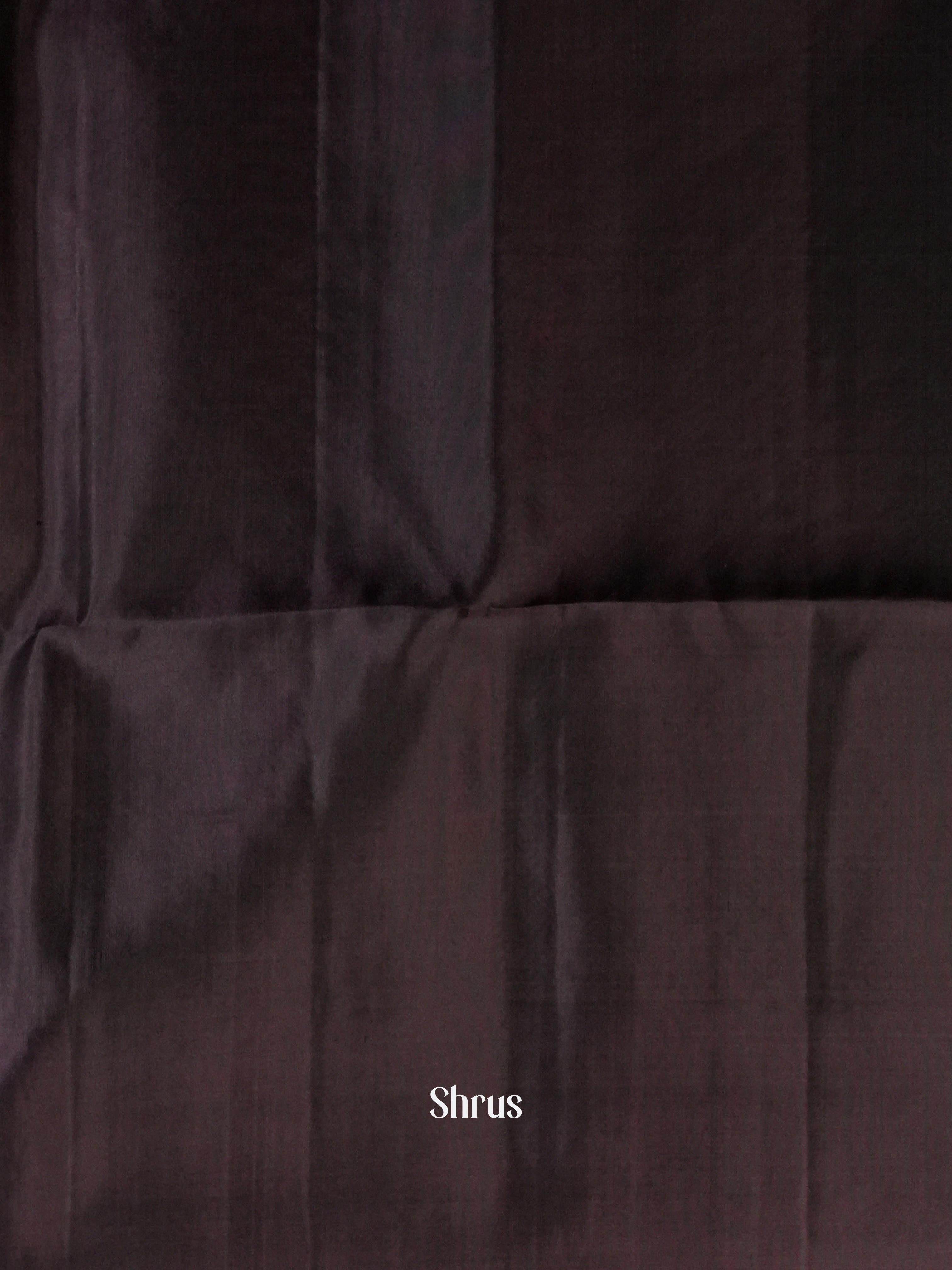 Purple & Brown- Soft Silk Saree