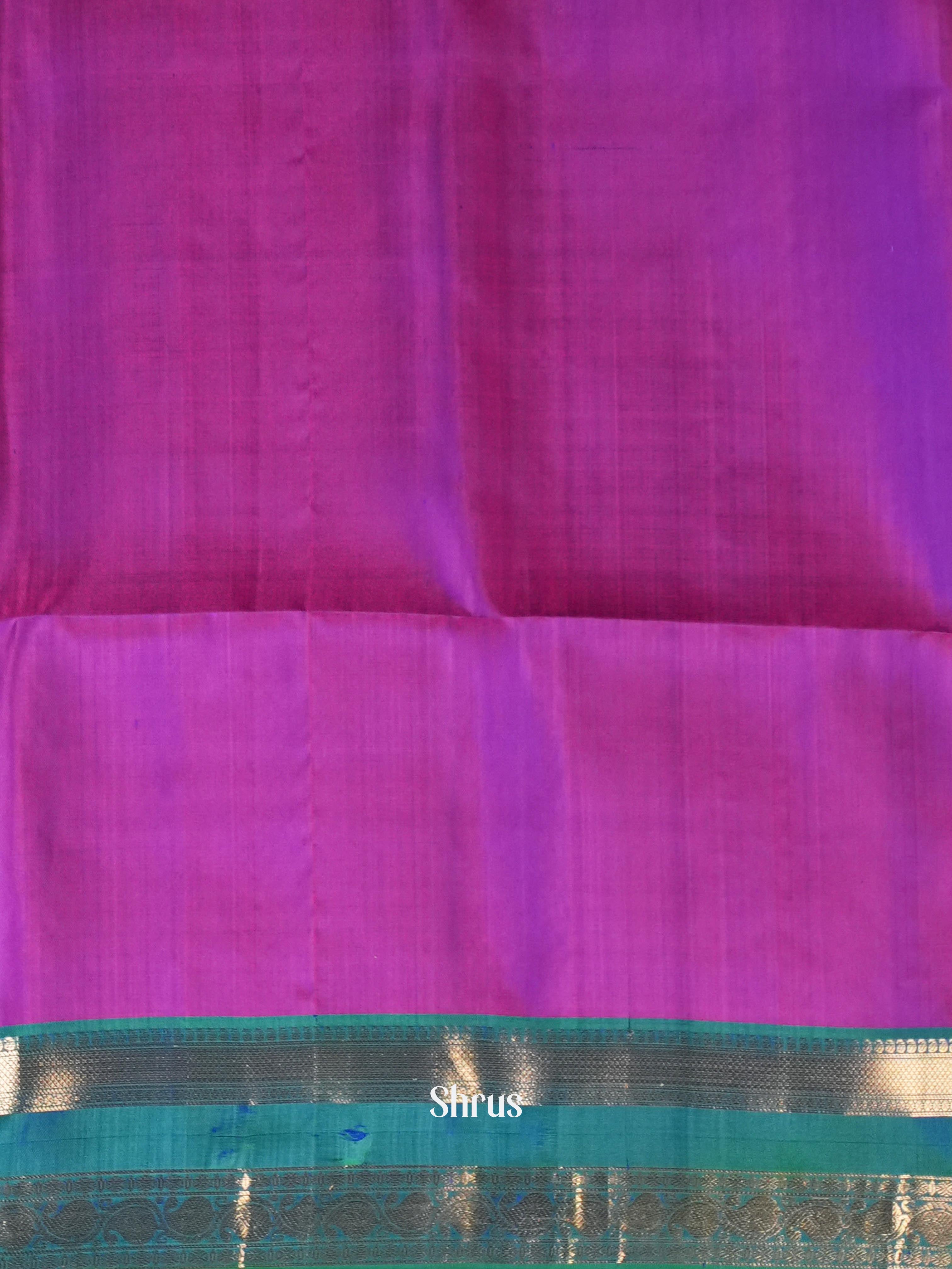 Lavender & Purple - Soft Silk Saree