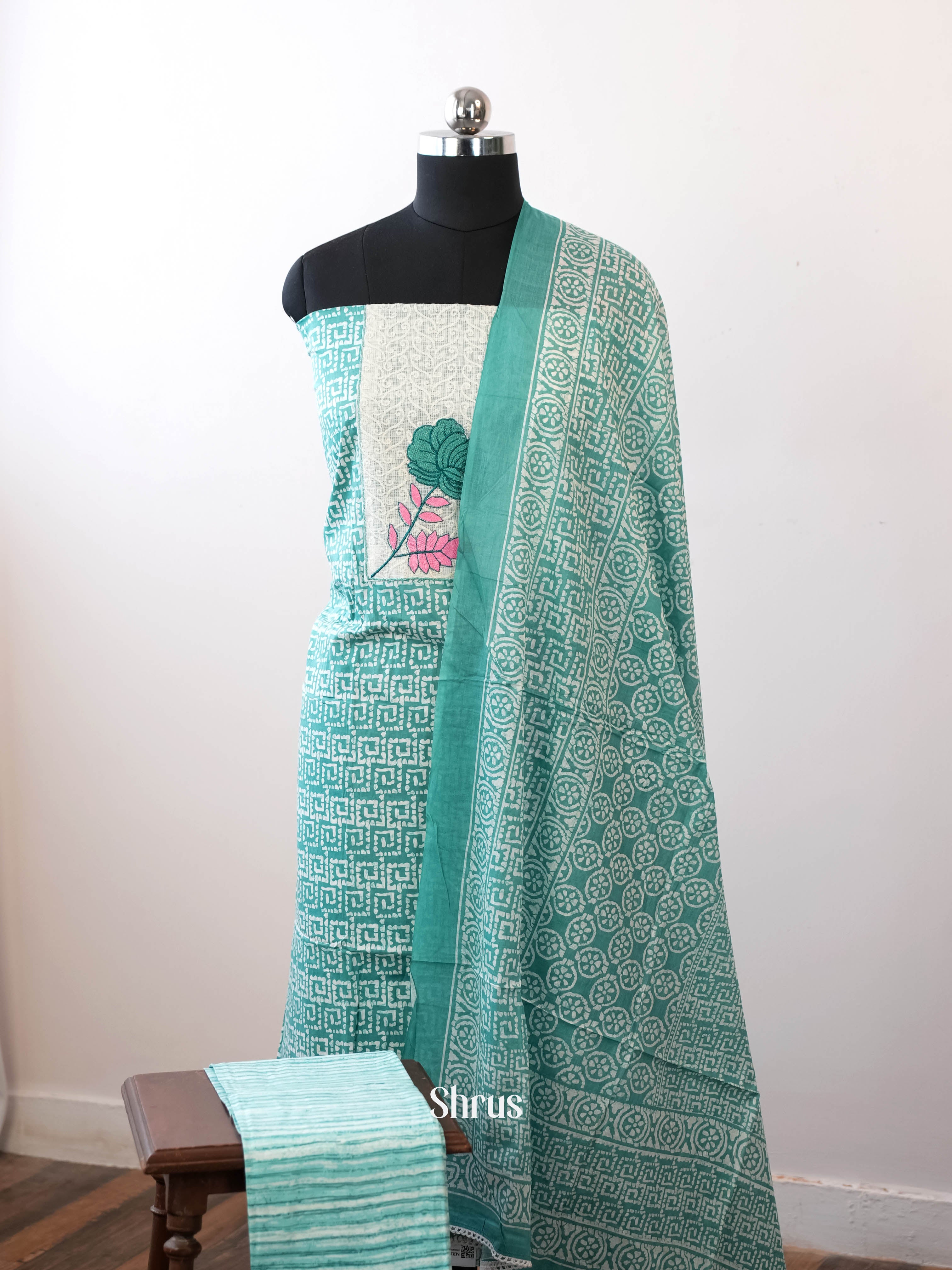 Green- Cotton salwar