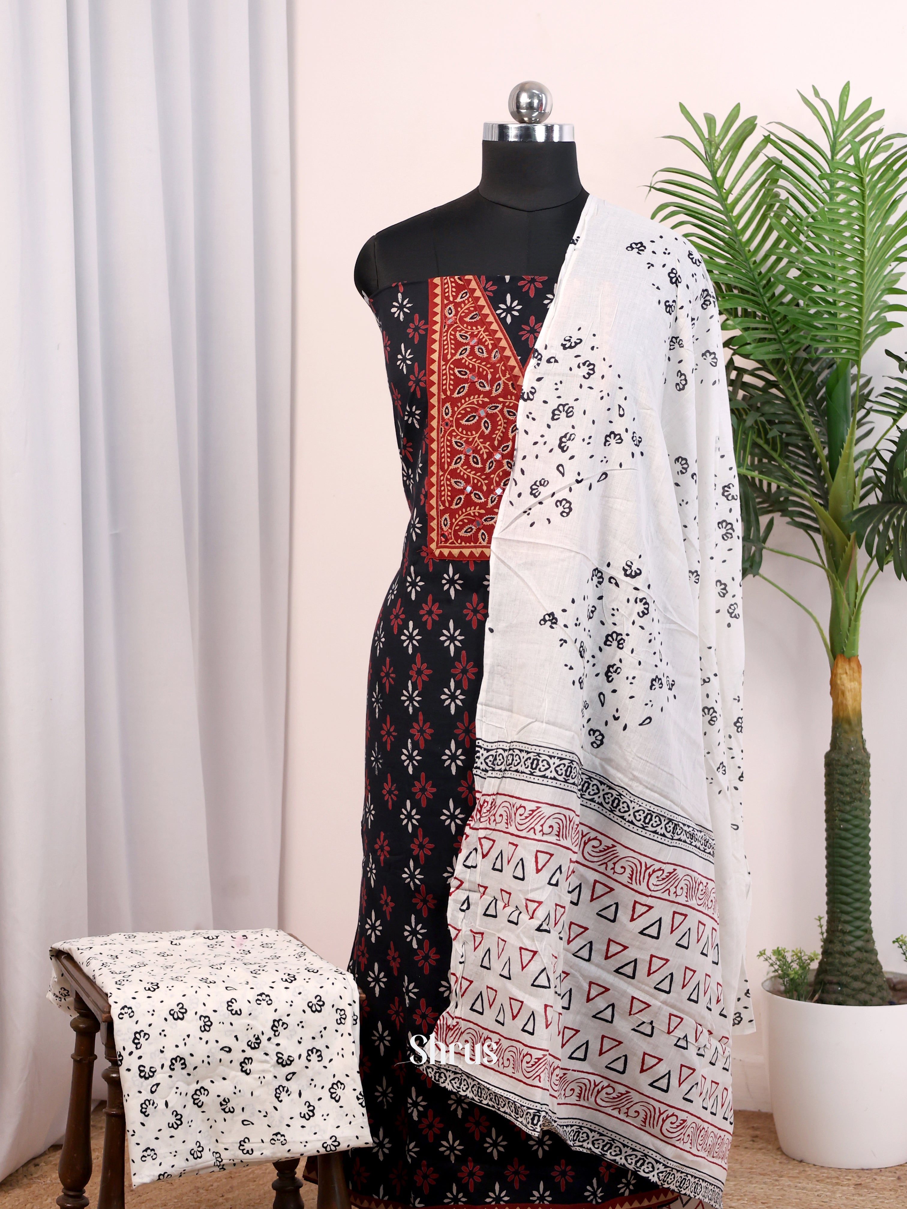 Black & White - Cotton salwar