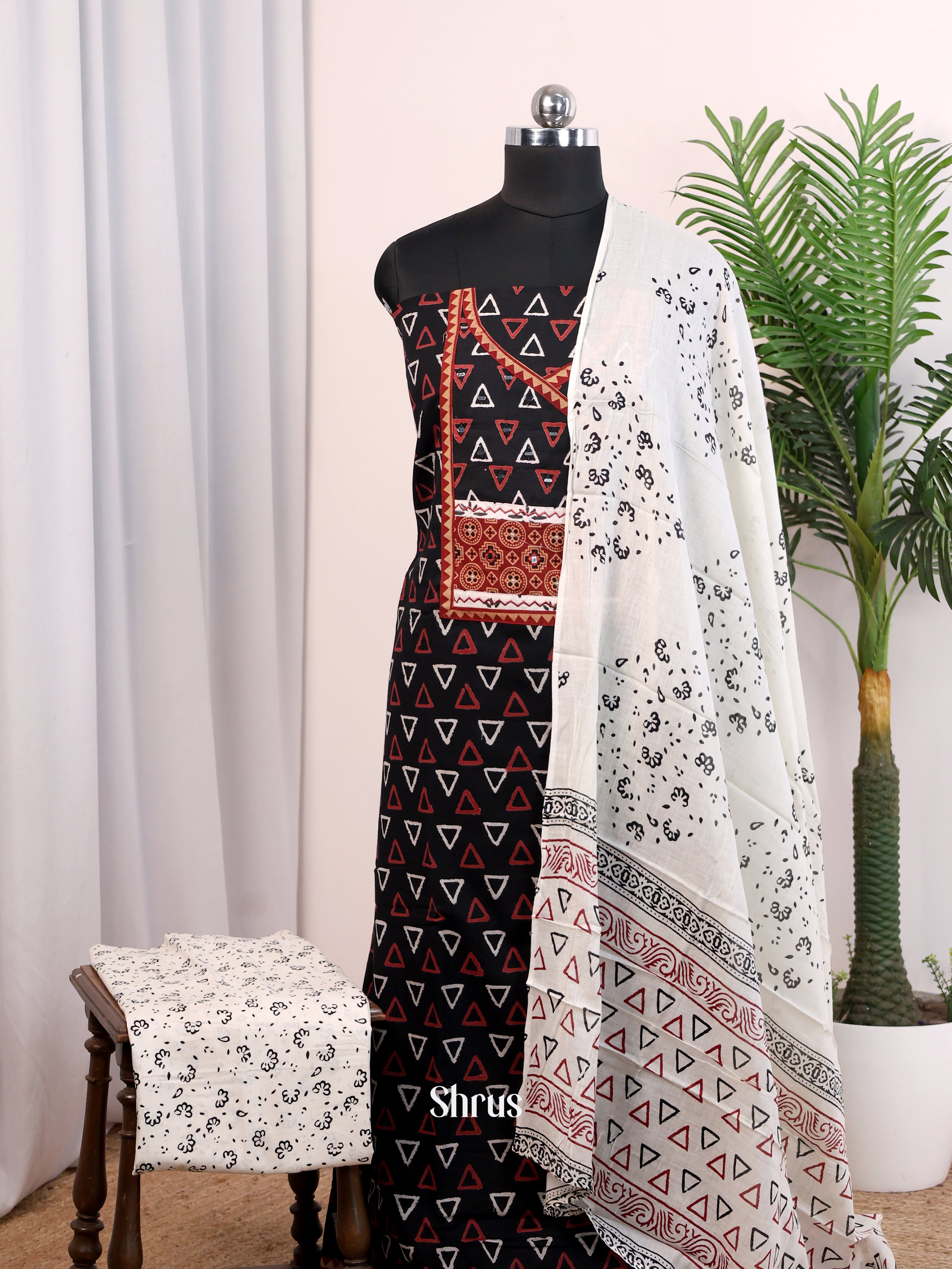 Black & White - Cotton salwar