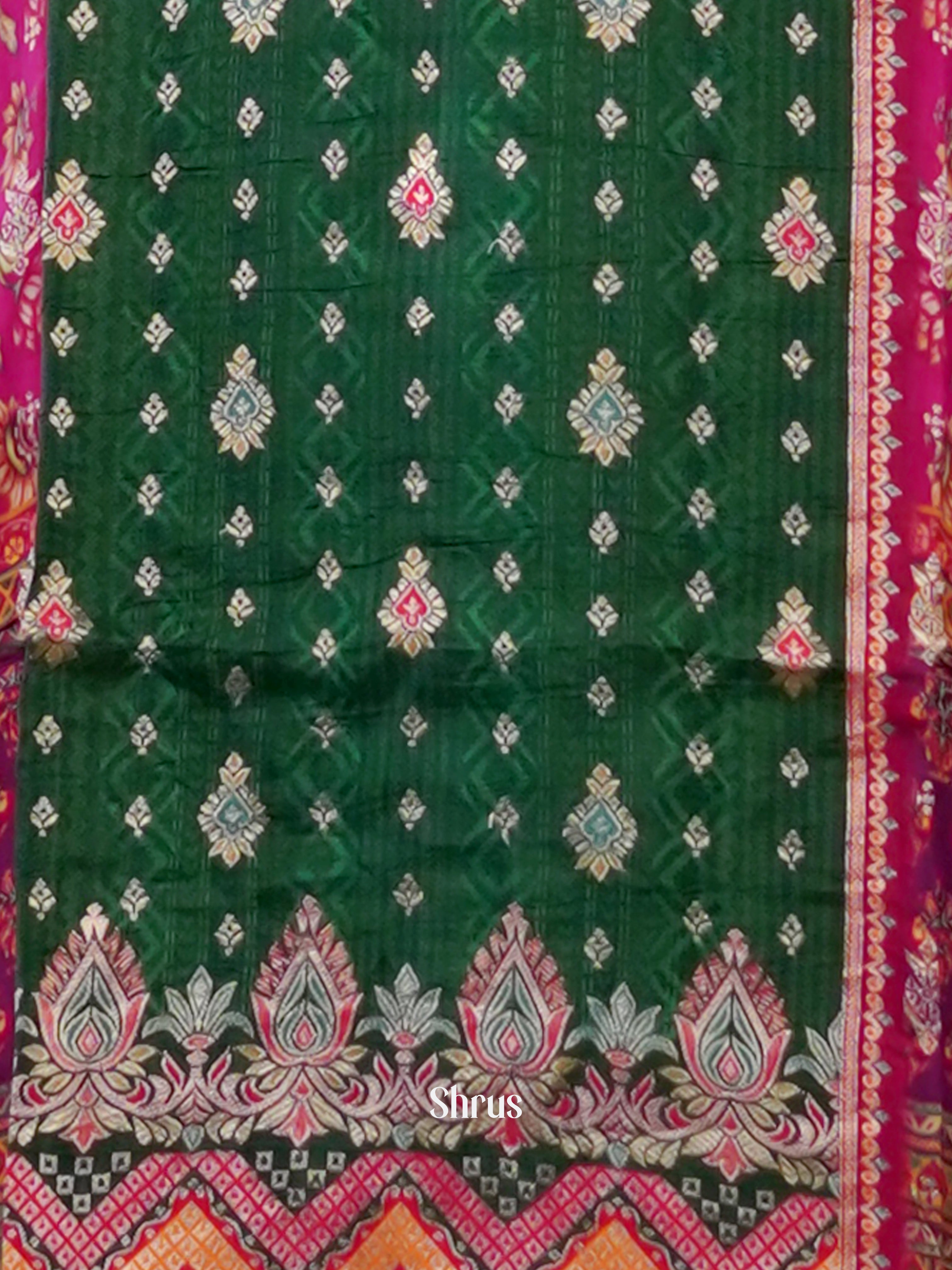 Pink & Green- 3pc Festive Readymade Suits