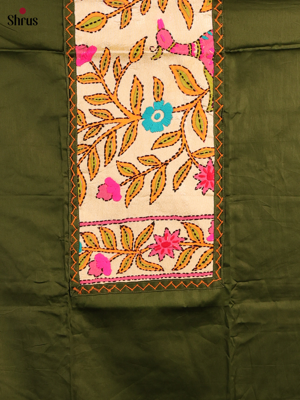 Green & Cream - Cotton salwar