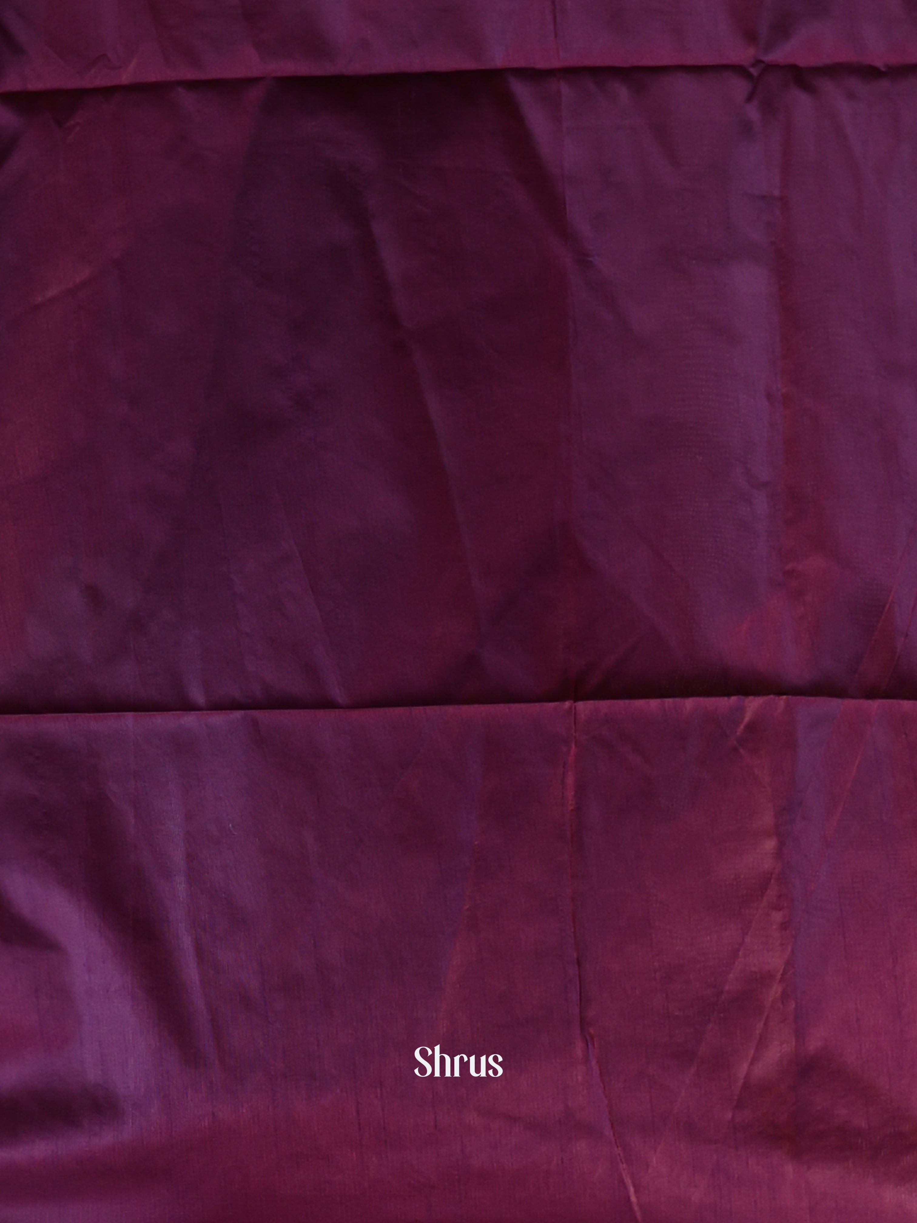 Purple - Semi Rawsilk Saree