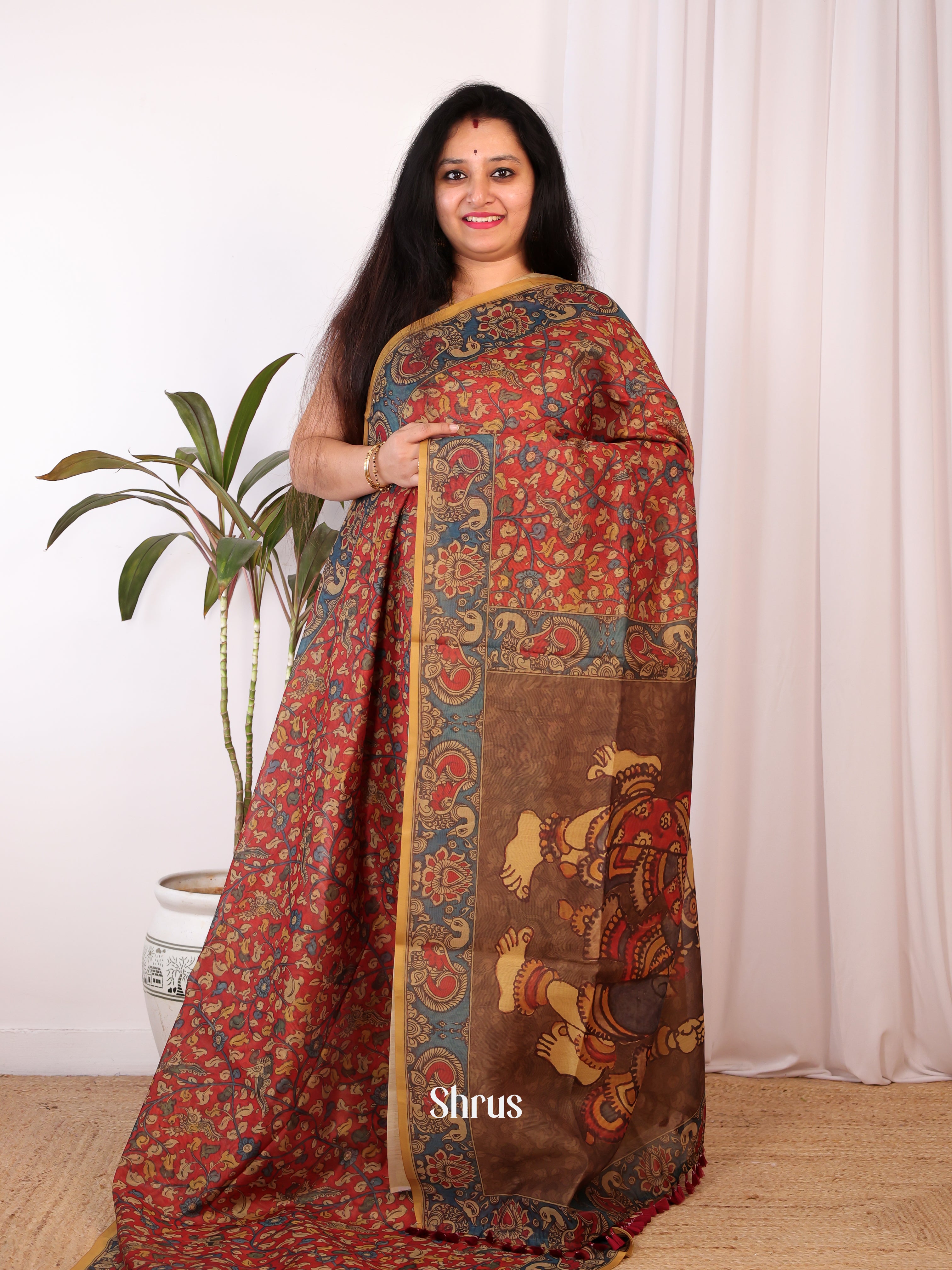 CIS15097 - Semi Chanderi Saree