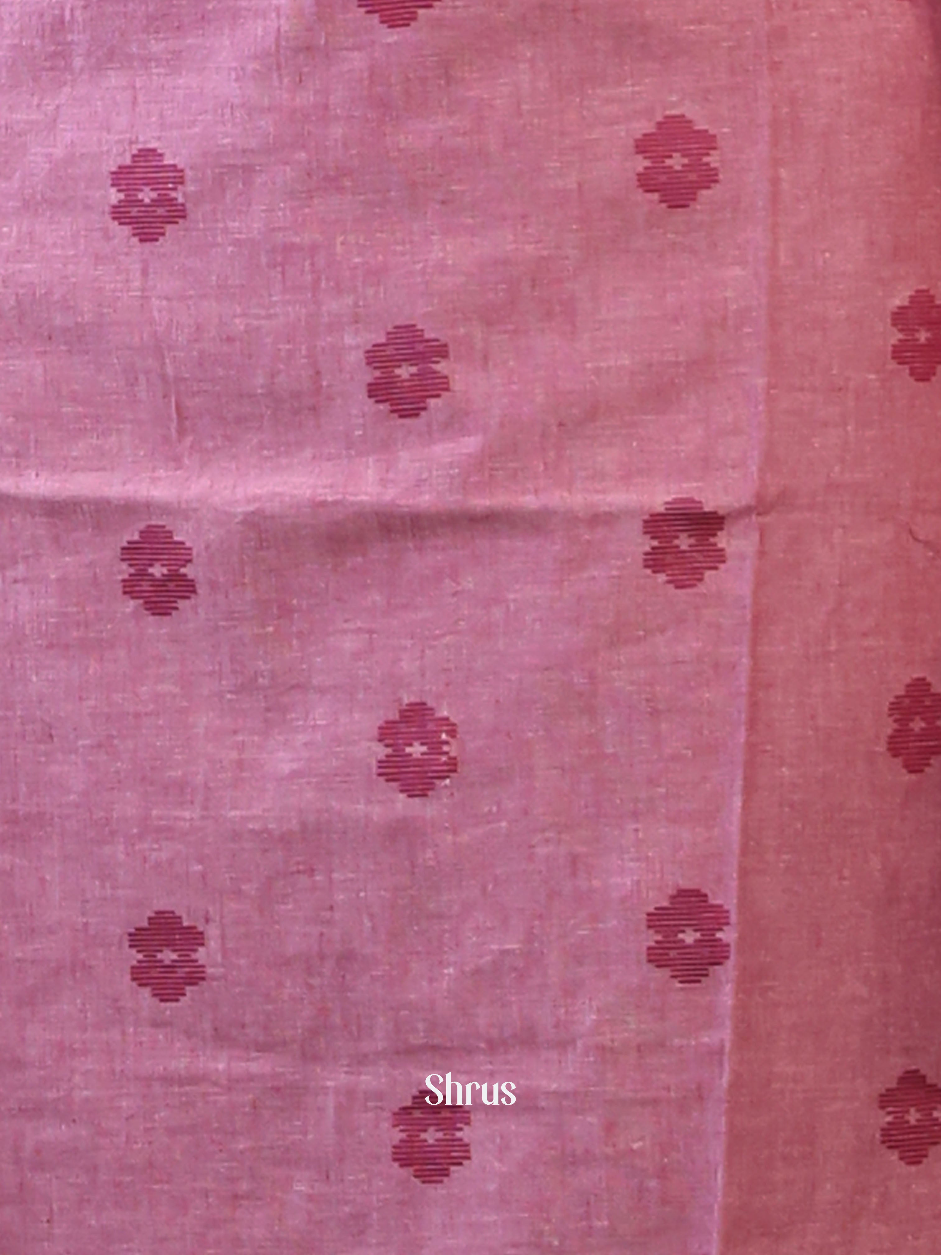 Pink - 3pc Cotton Readymade Suits