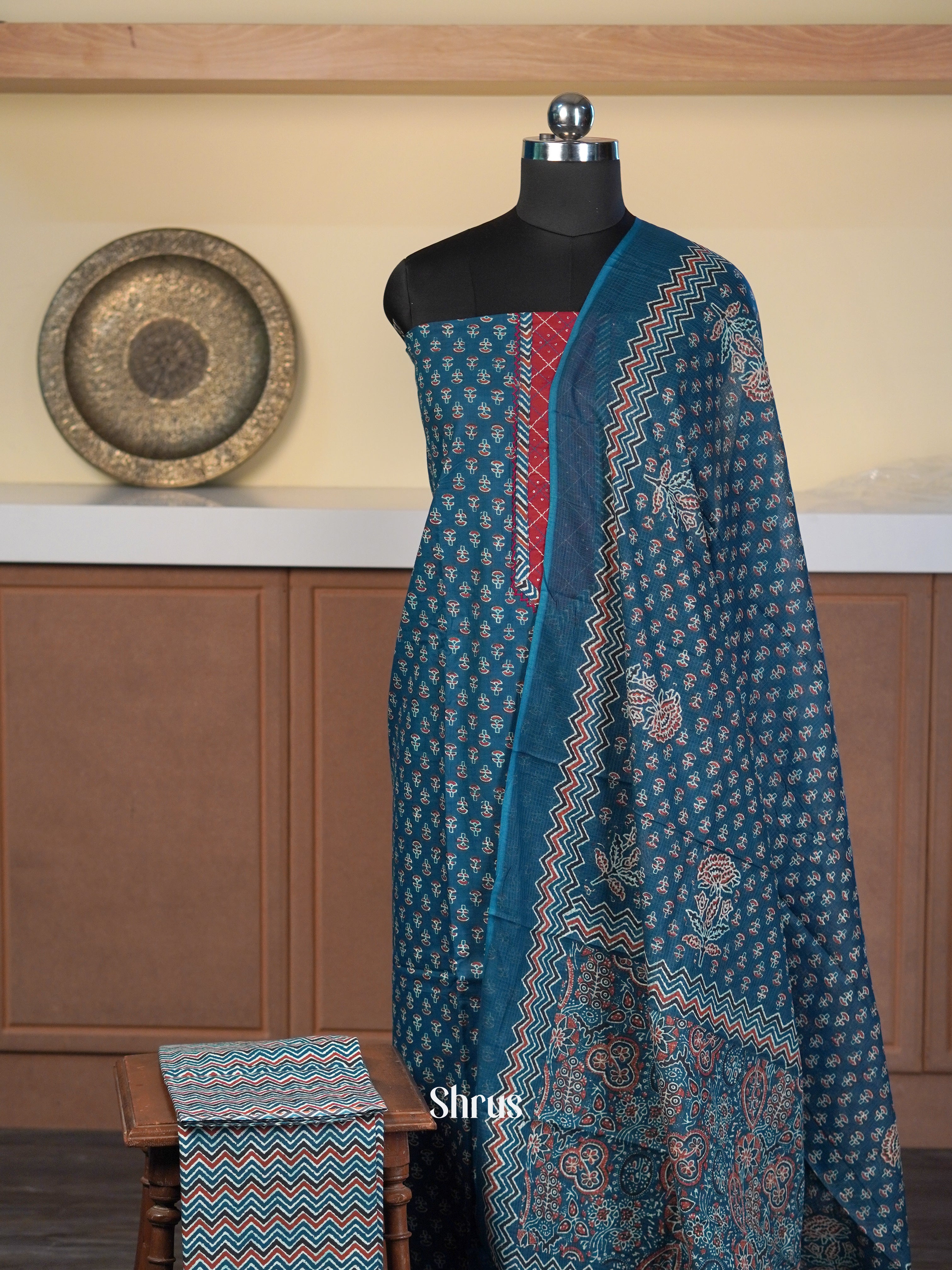 Blue - Cotton salwar