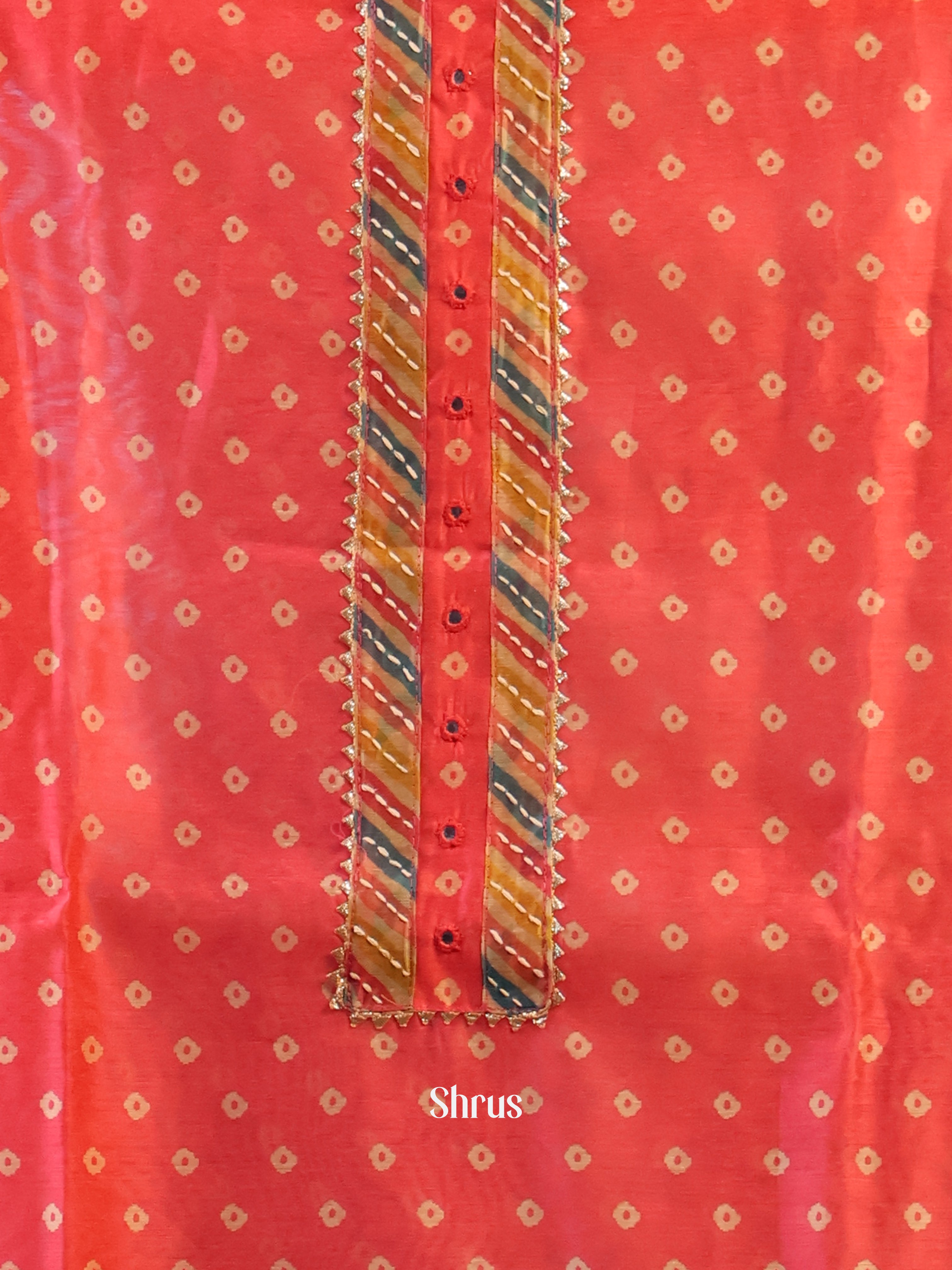 Pink & Multicolor - Cotton salwar - Shop on Shrus.com