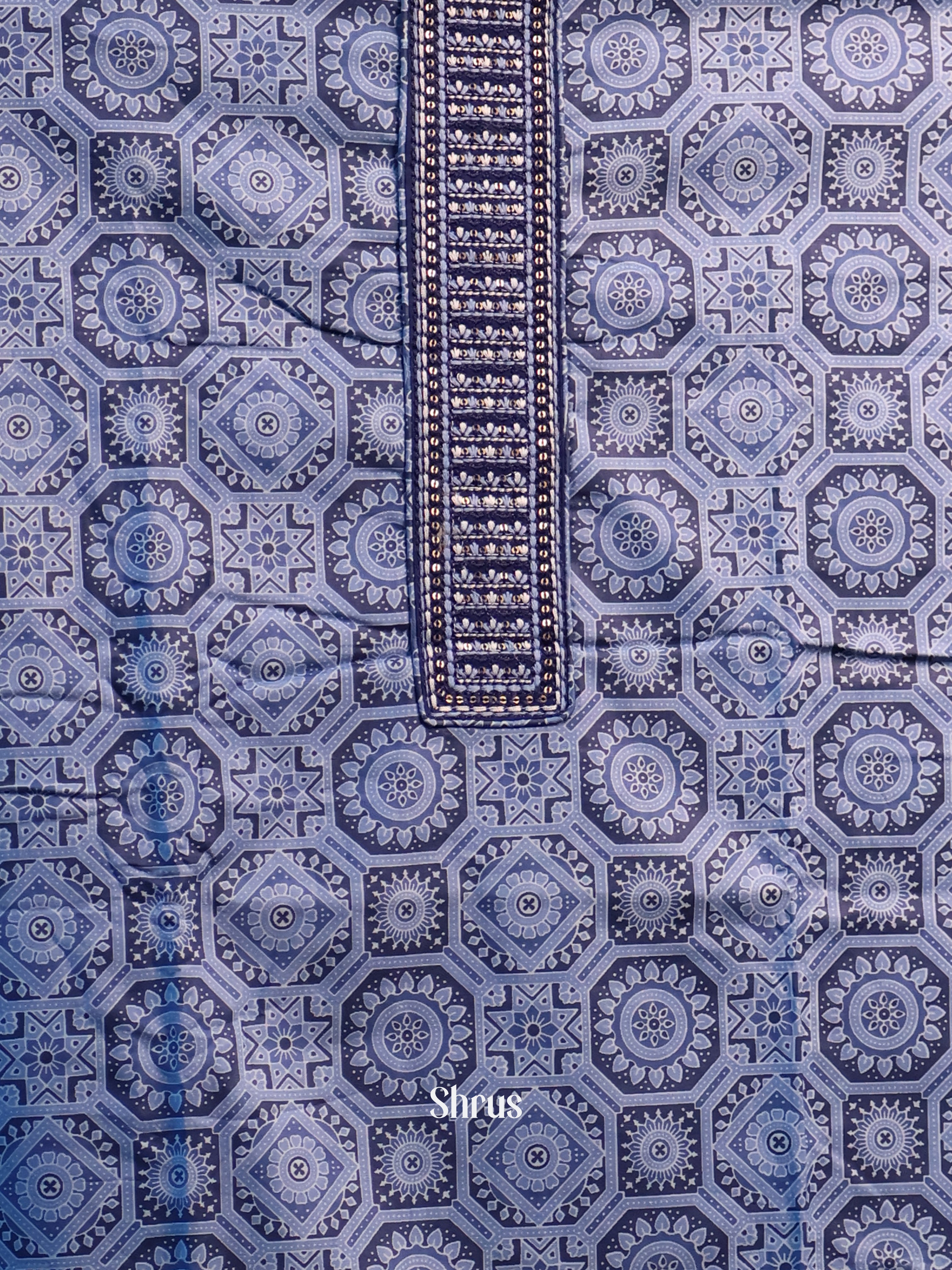 Blue - Cotton salwar - Shop on Shrus.com