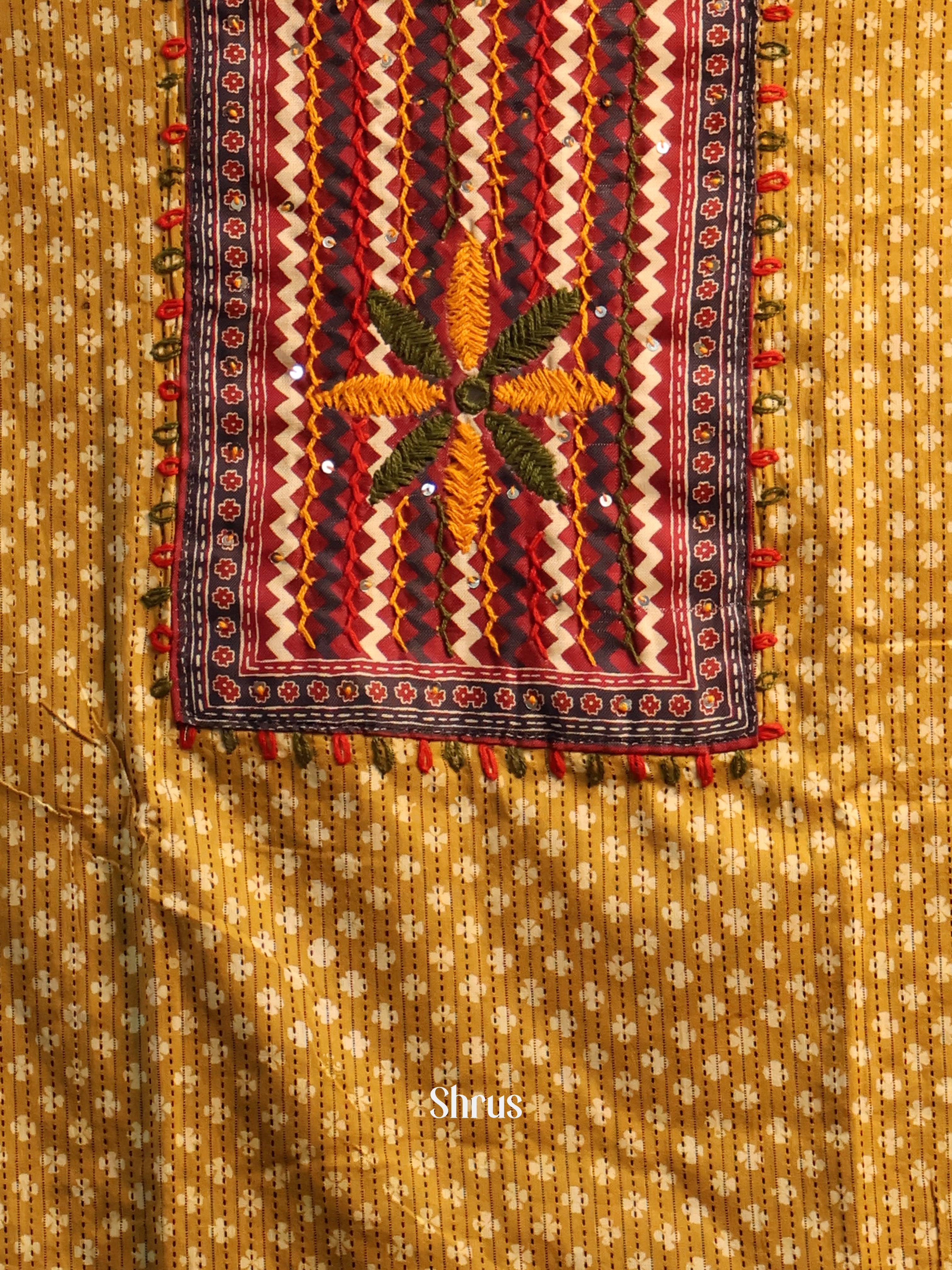 Mustard - Cotton salwar