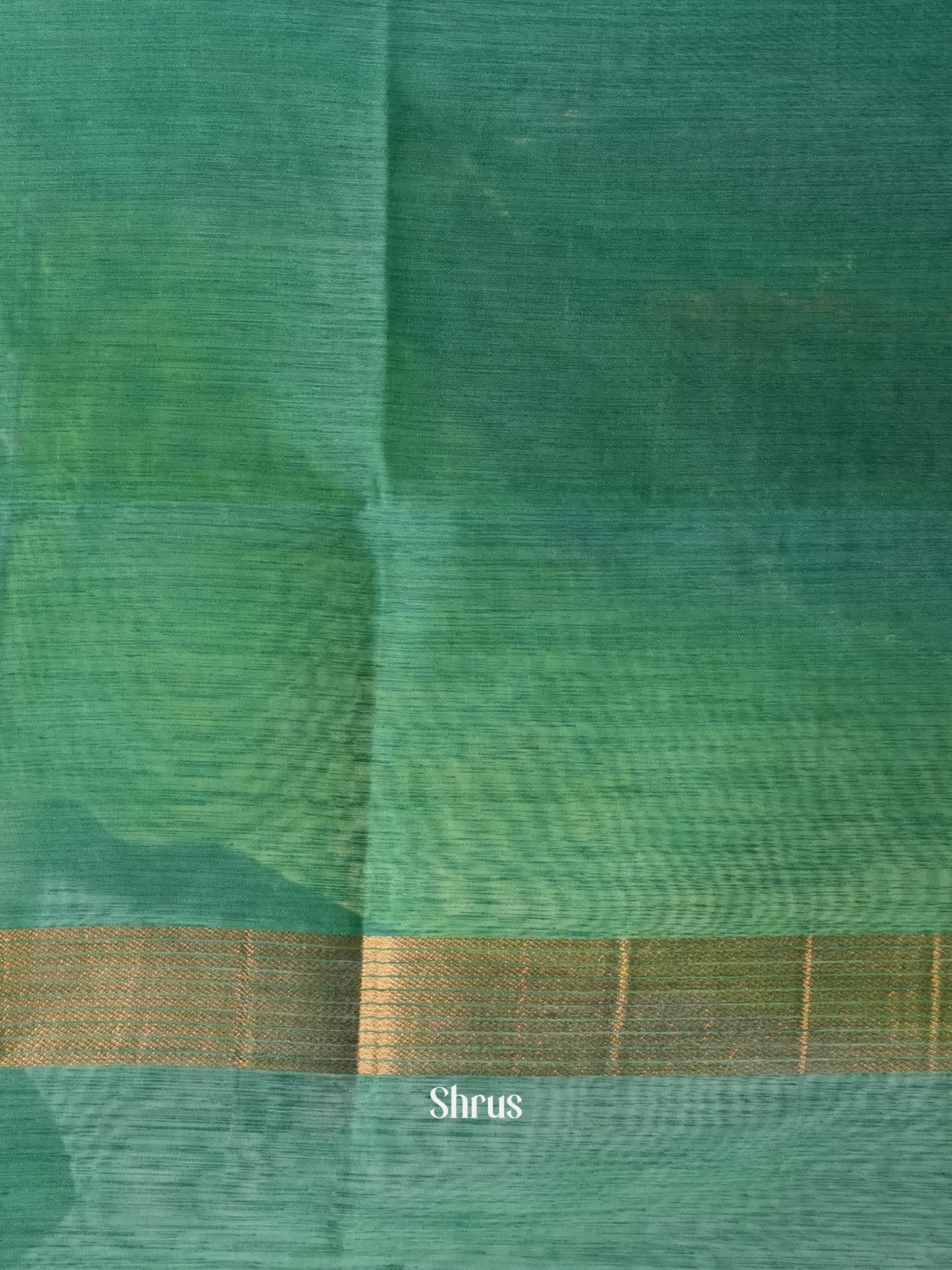 Green  - Semi Jute Saree