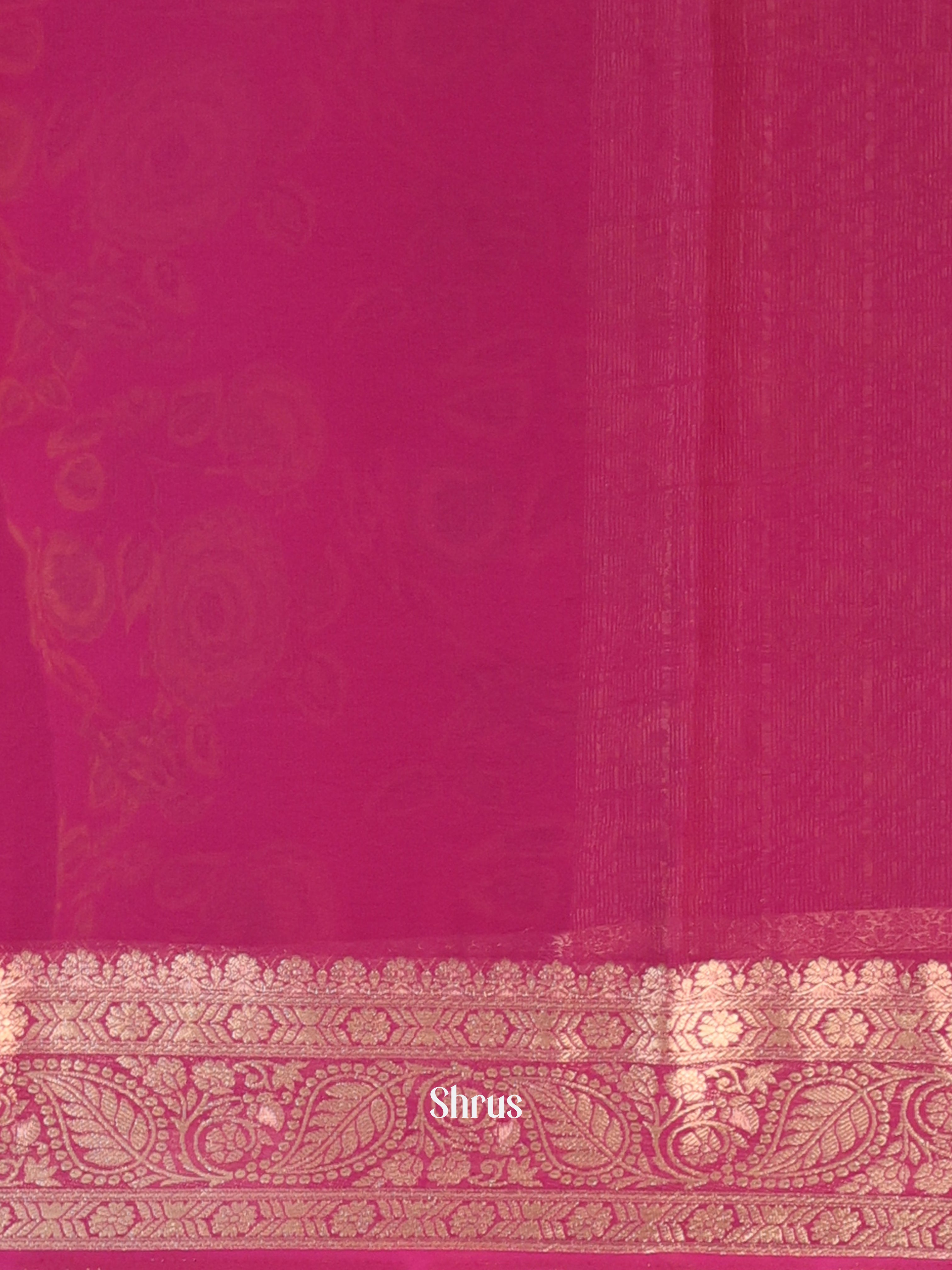 Purple- Semi Georgette Saree