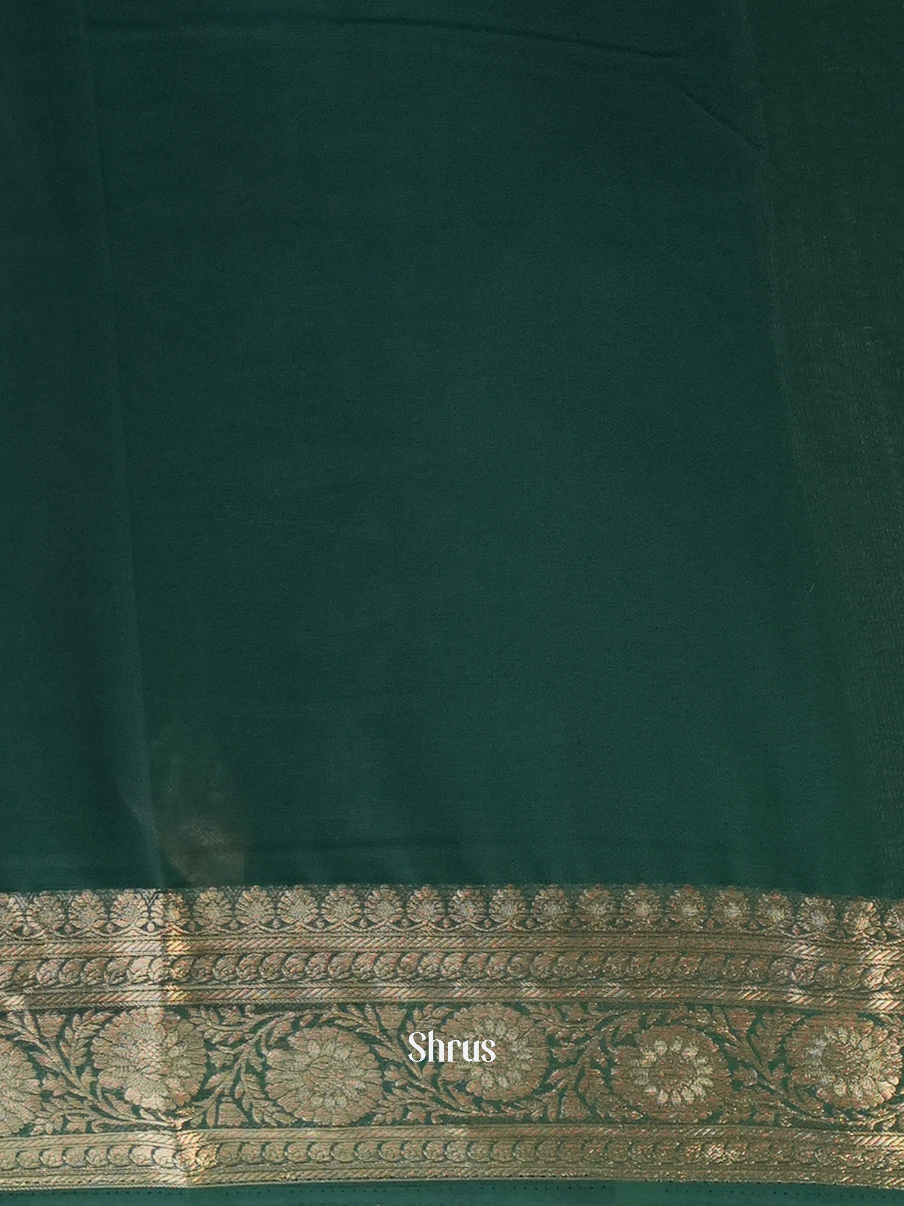 Green - Semi Georgette Saree