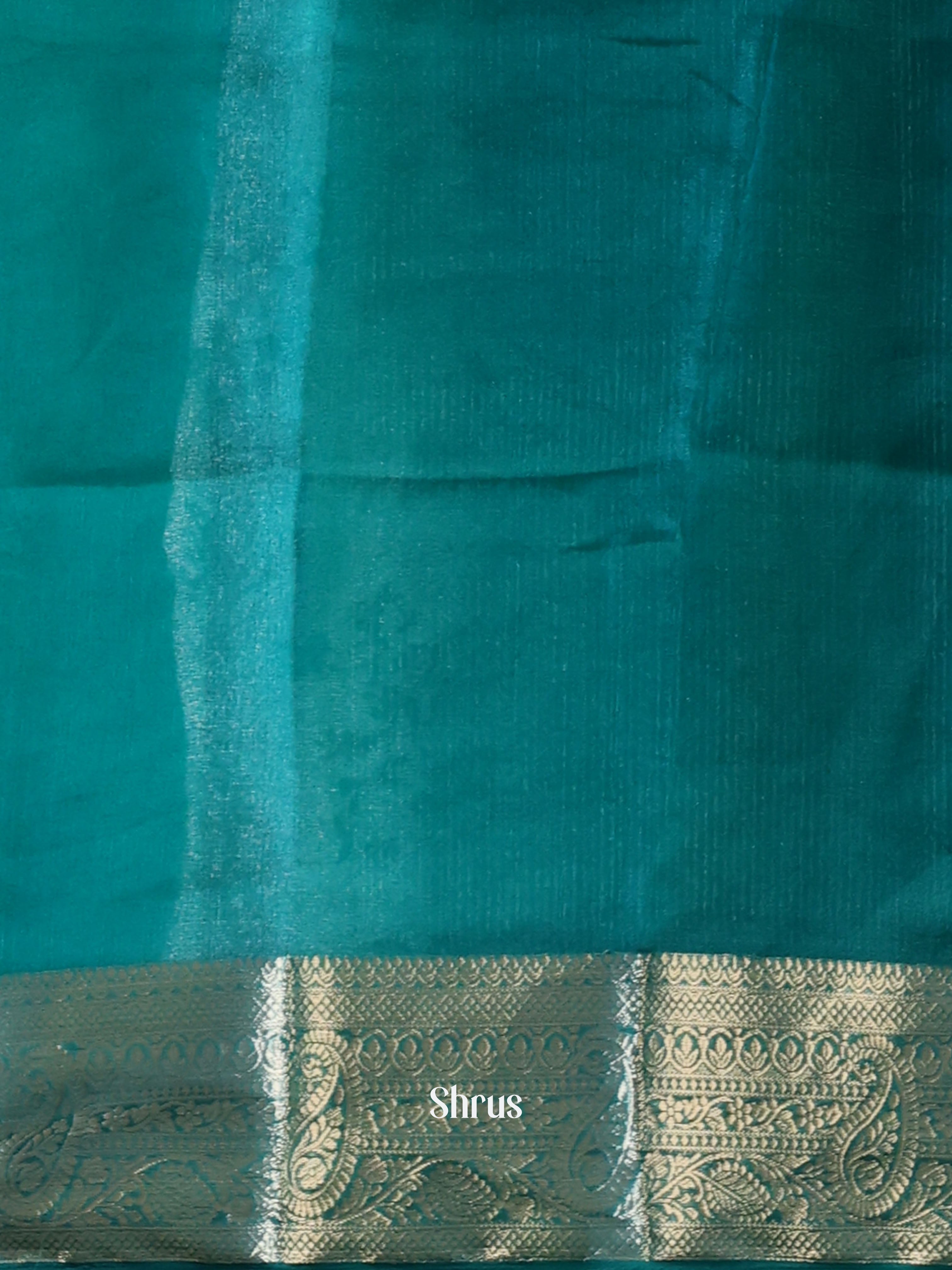 Green - Semi Organza Saree