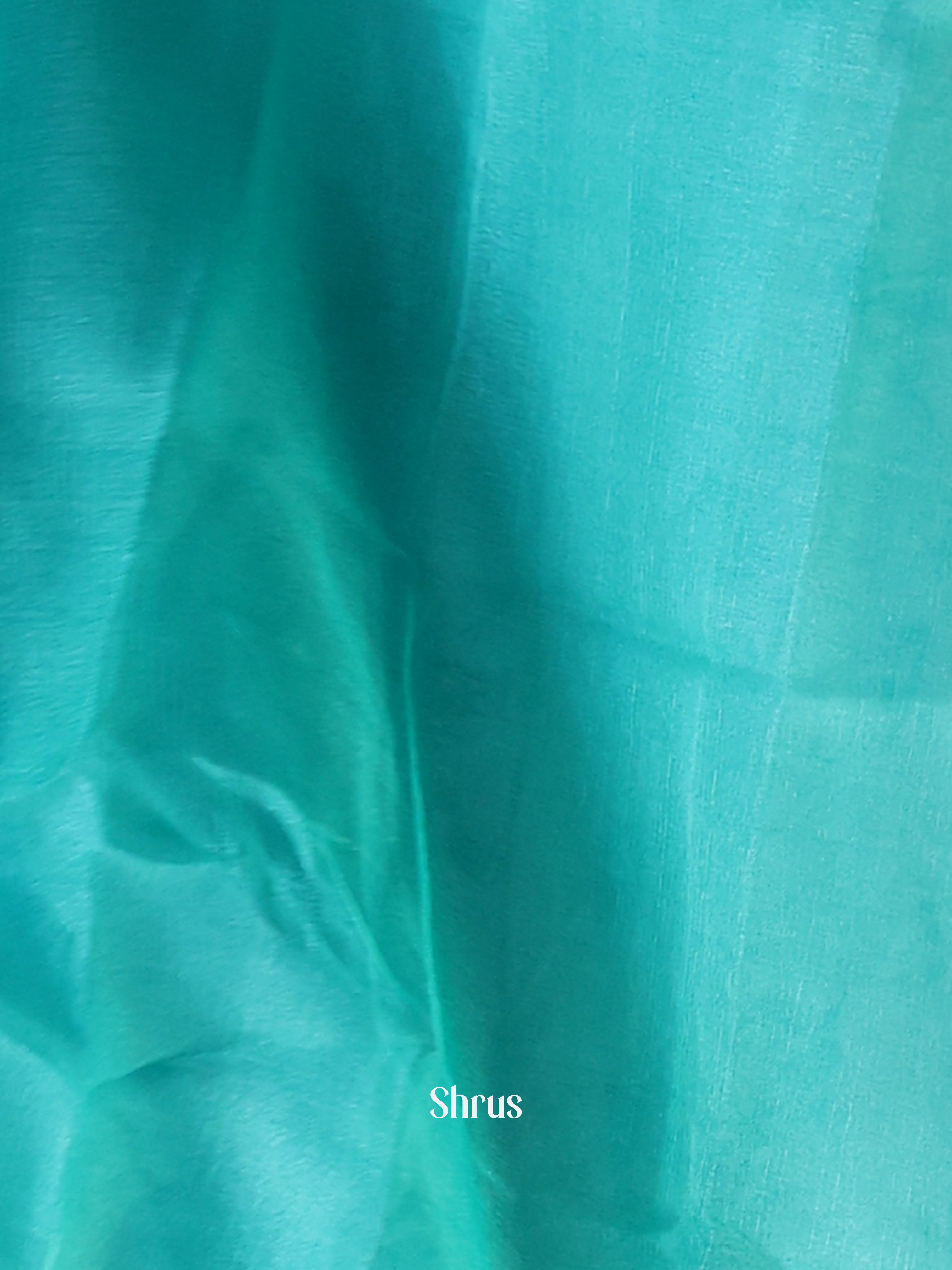 Green- Semi Organza Saree