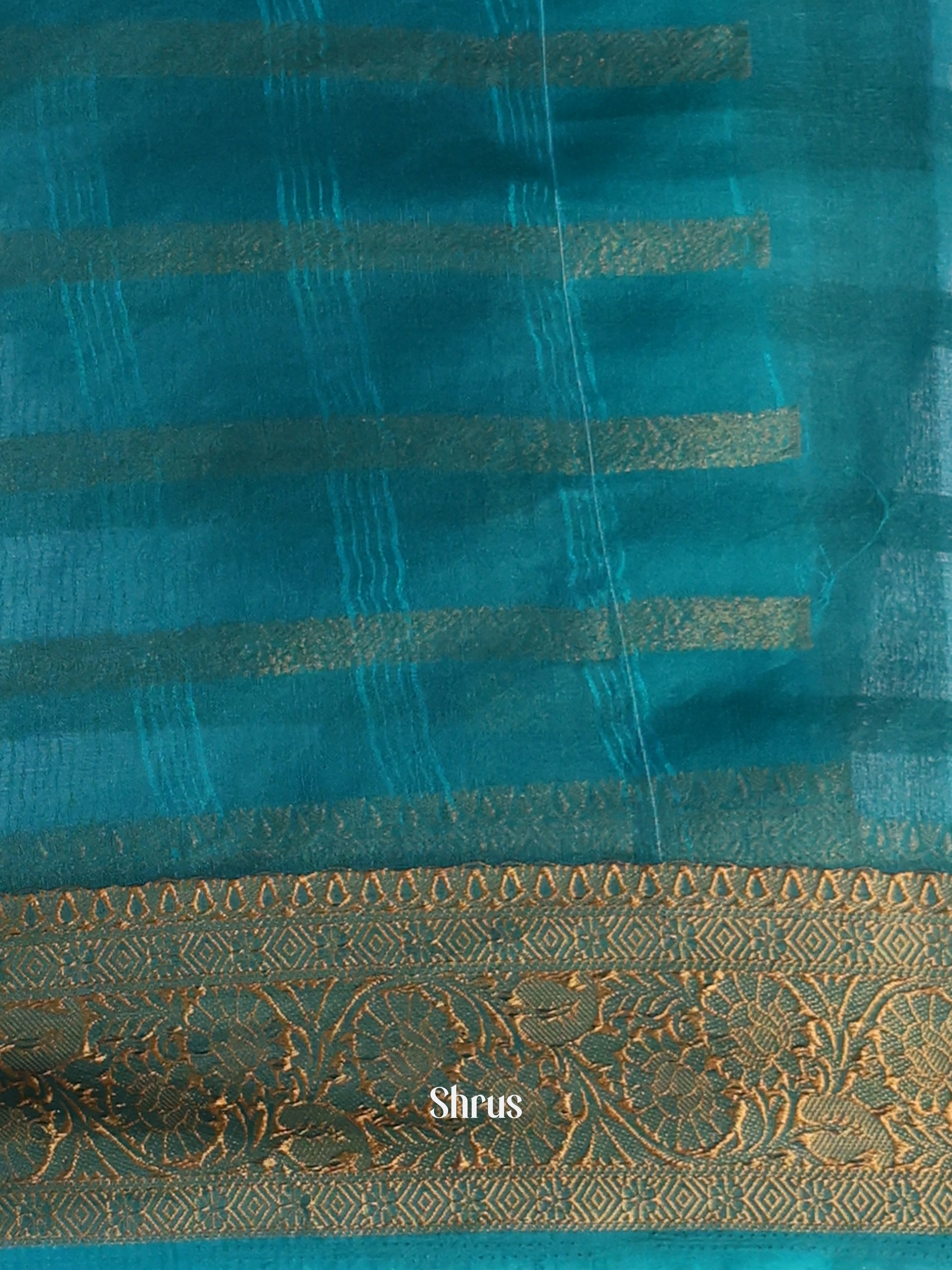 Green - Semi Organza Saree