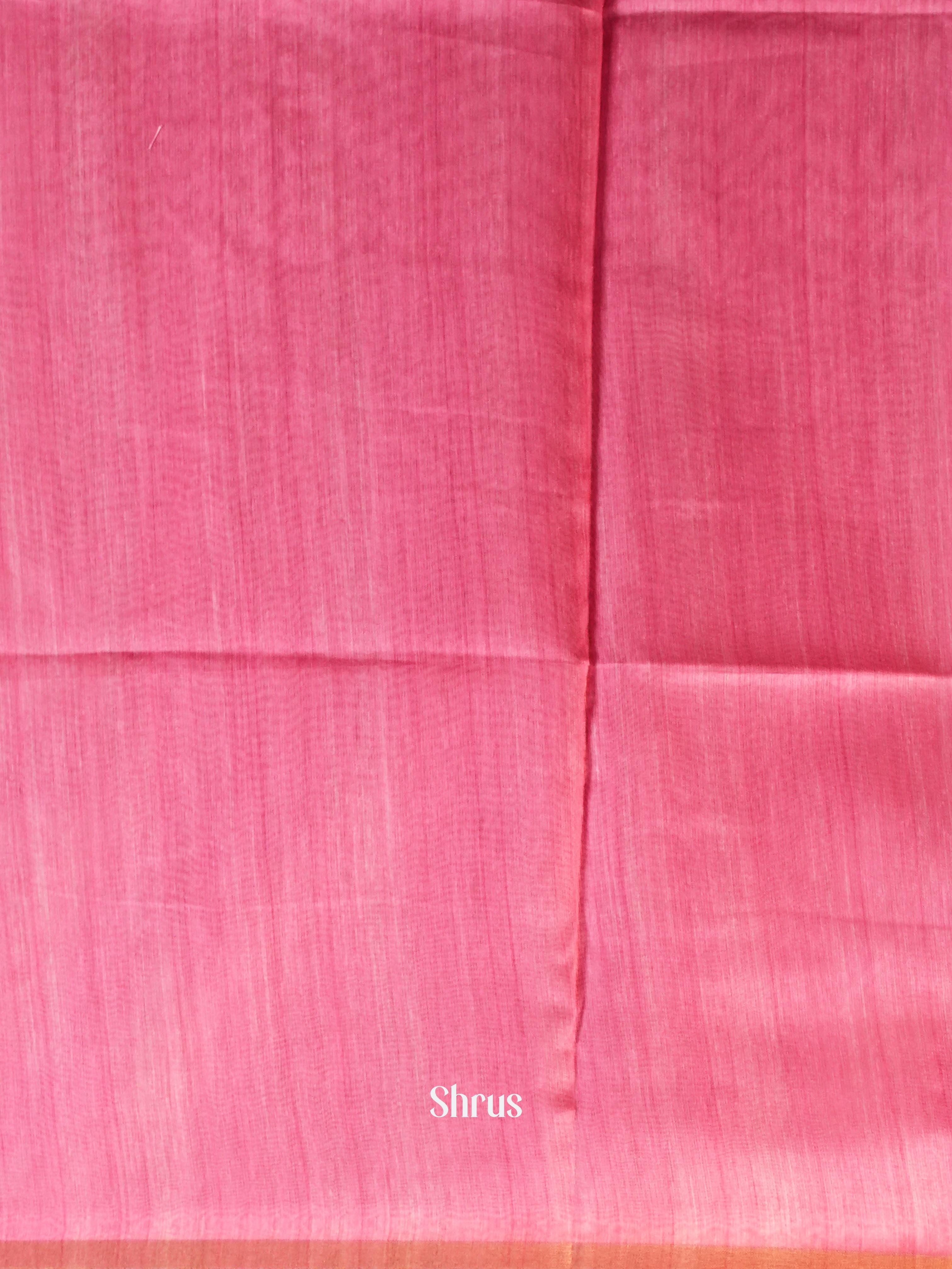 Majenta & Grey - Champa Semi Tussar Saree