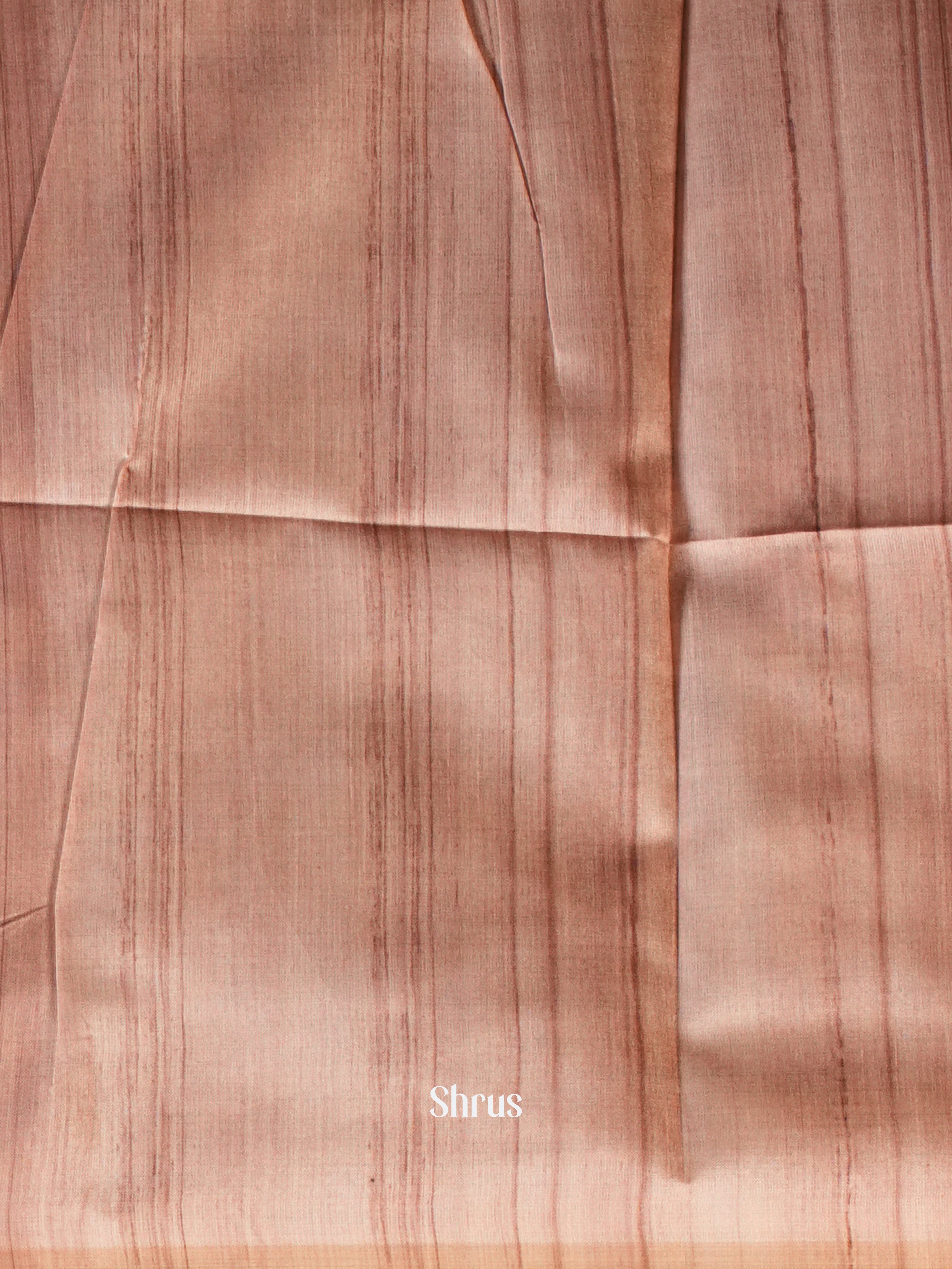 Violet & Brown- Champa semi tussar Saree