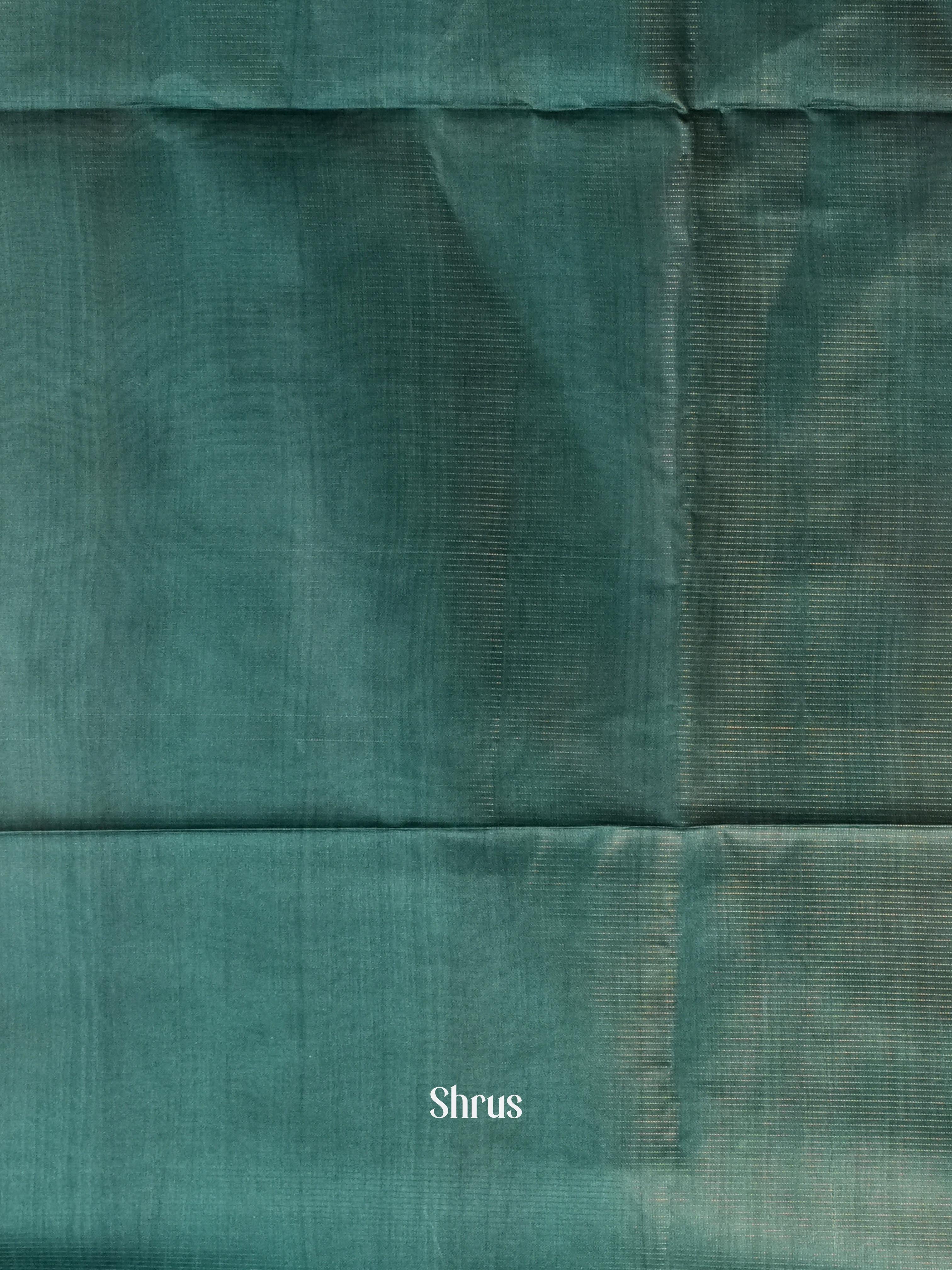 Peach & Green - Champa Semi tussar Saree