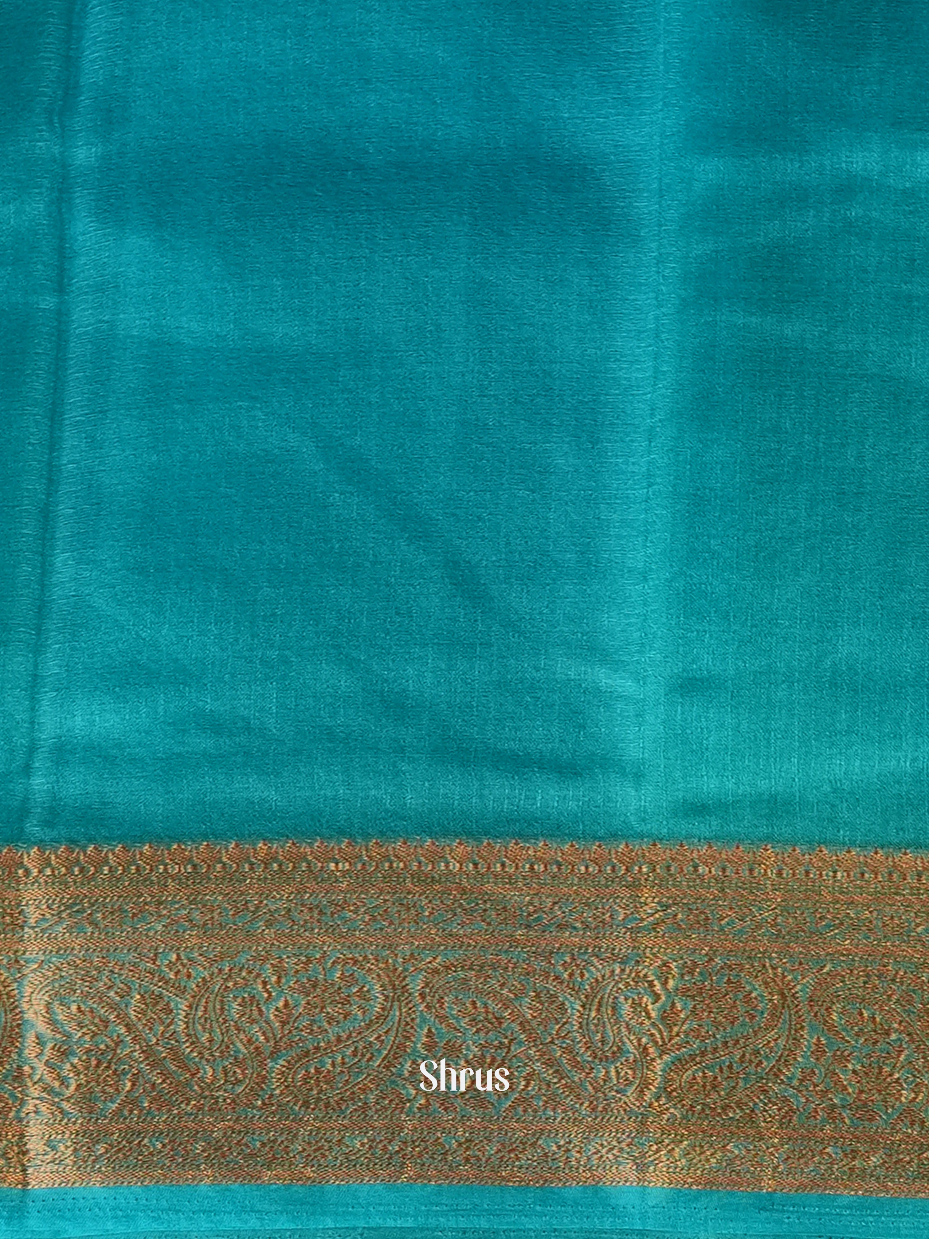 Blue - Semi Georgette Saree