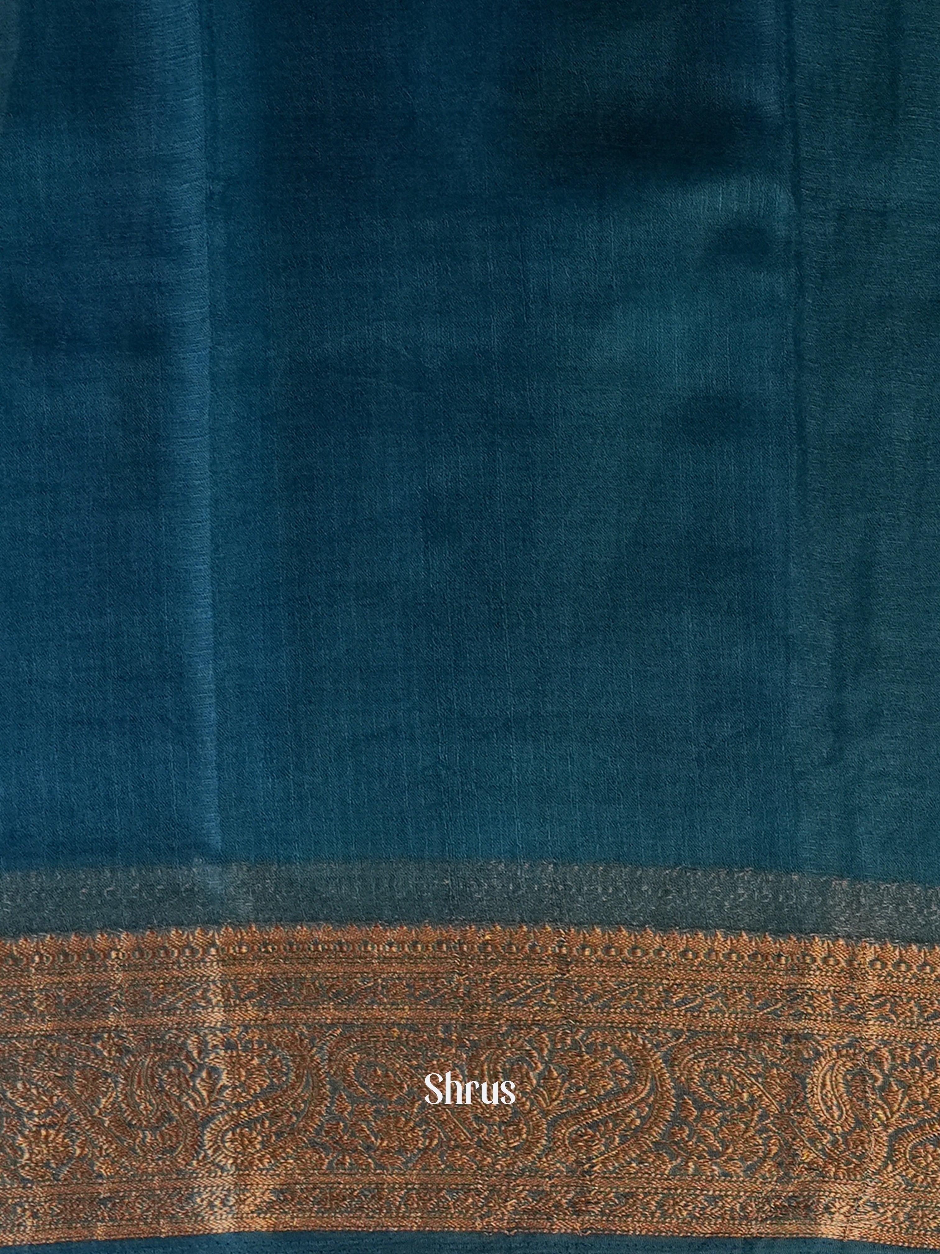 Blue - Semi Georgette Saree