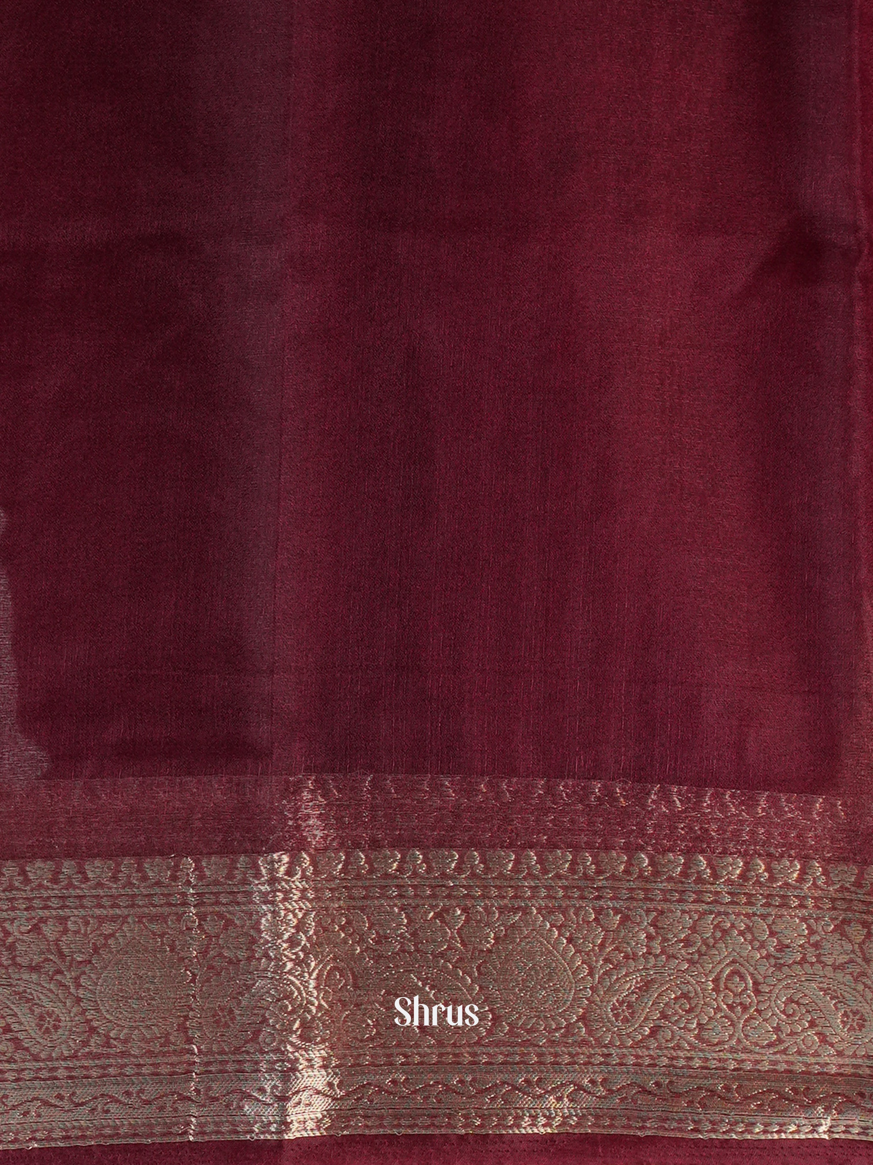 Brown - Semi Georgette Saree