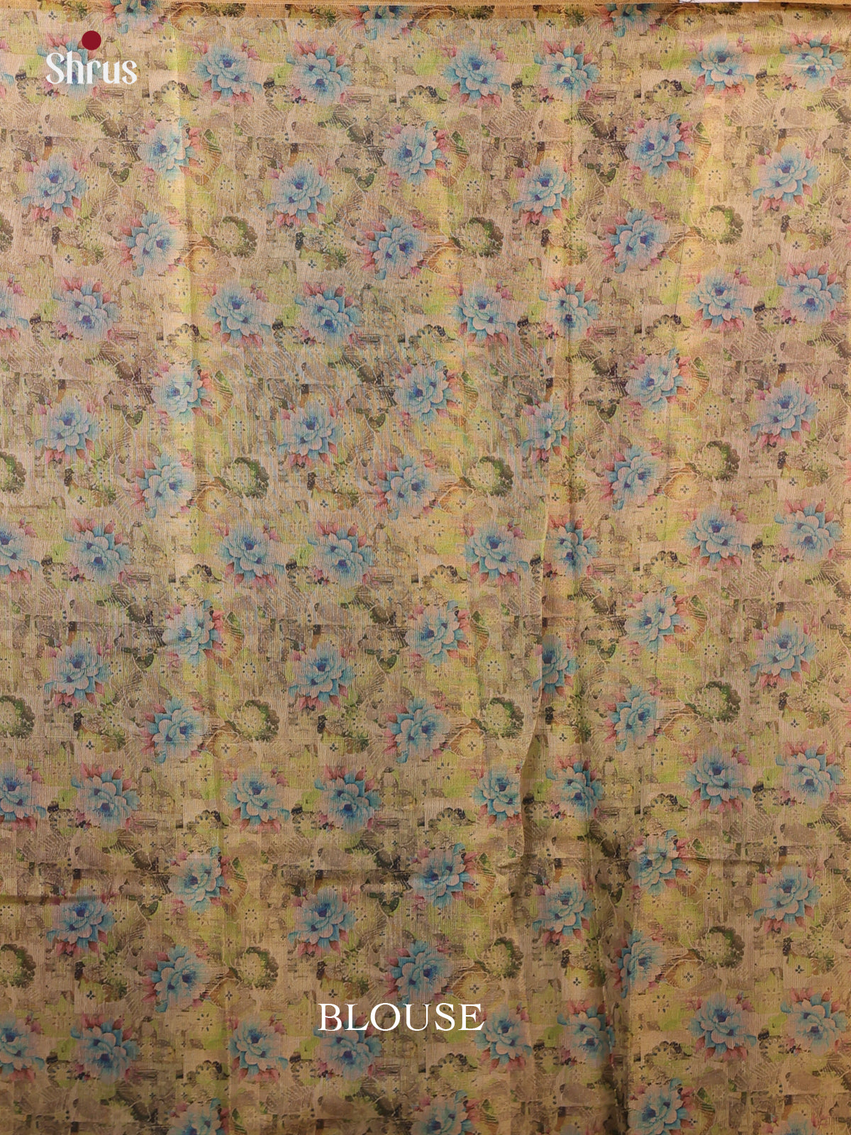 Gold - Semi Jute Saree - Shop on Shrus.com