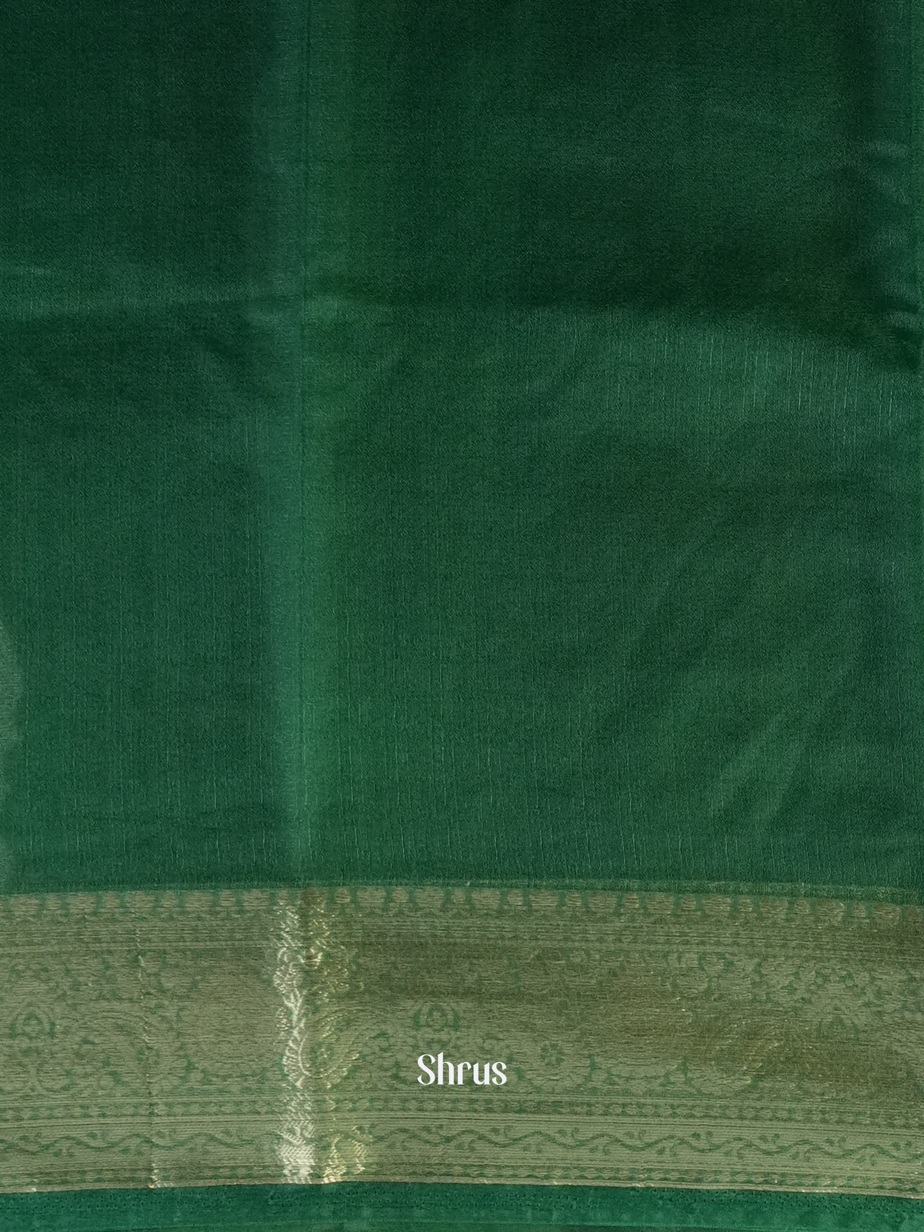 Green - Semi Georgette Saree