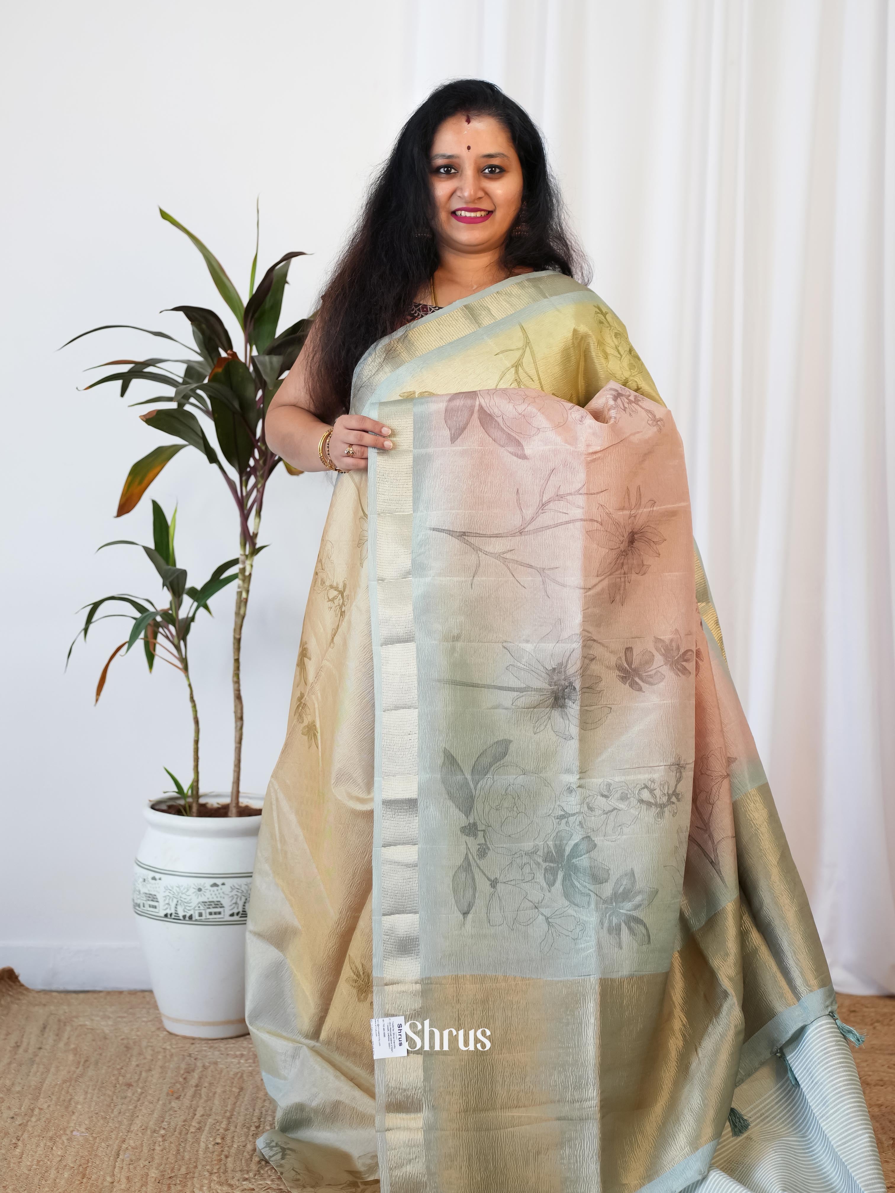 CIS17291- Bamboo Silk Saree