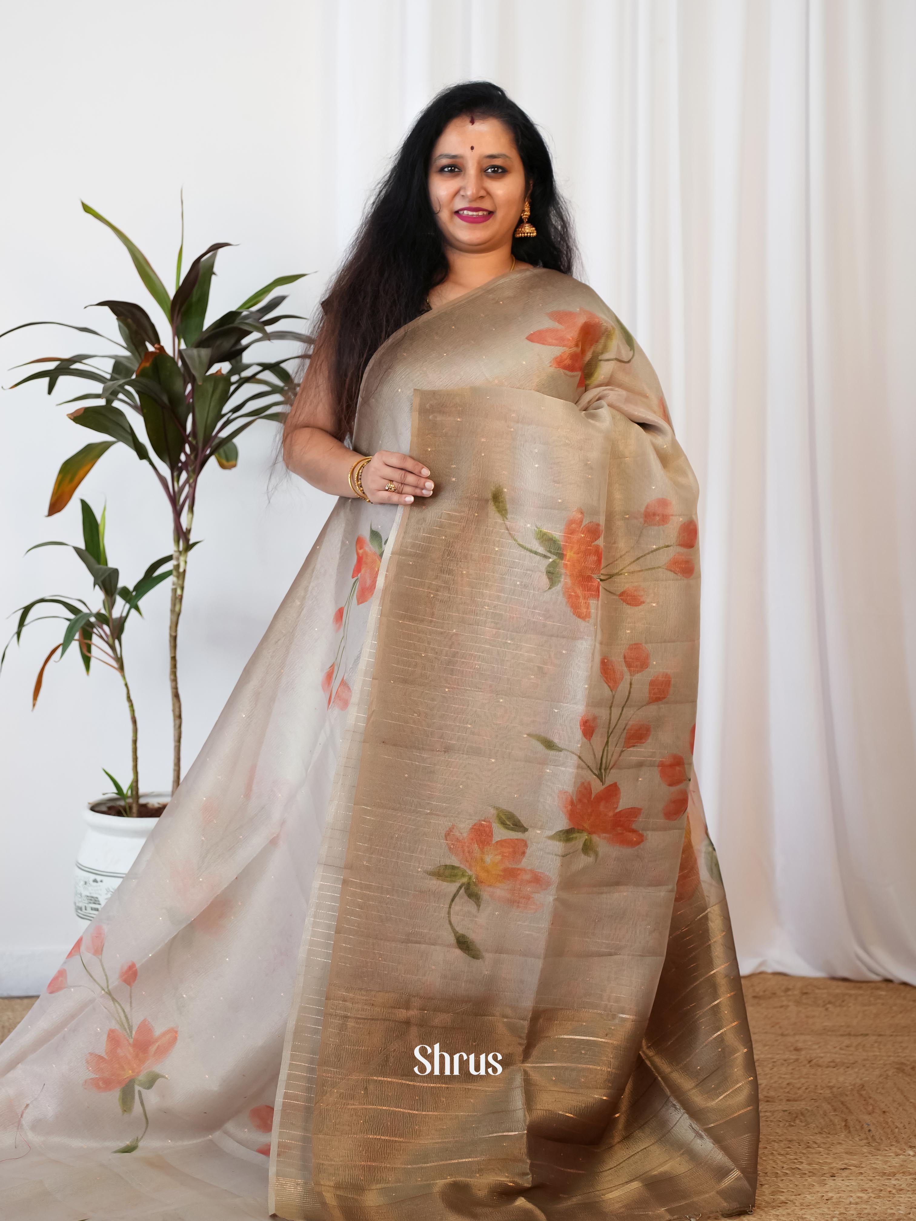 CIS17351- Bamboo Silk Saree