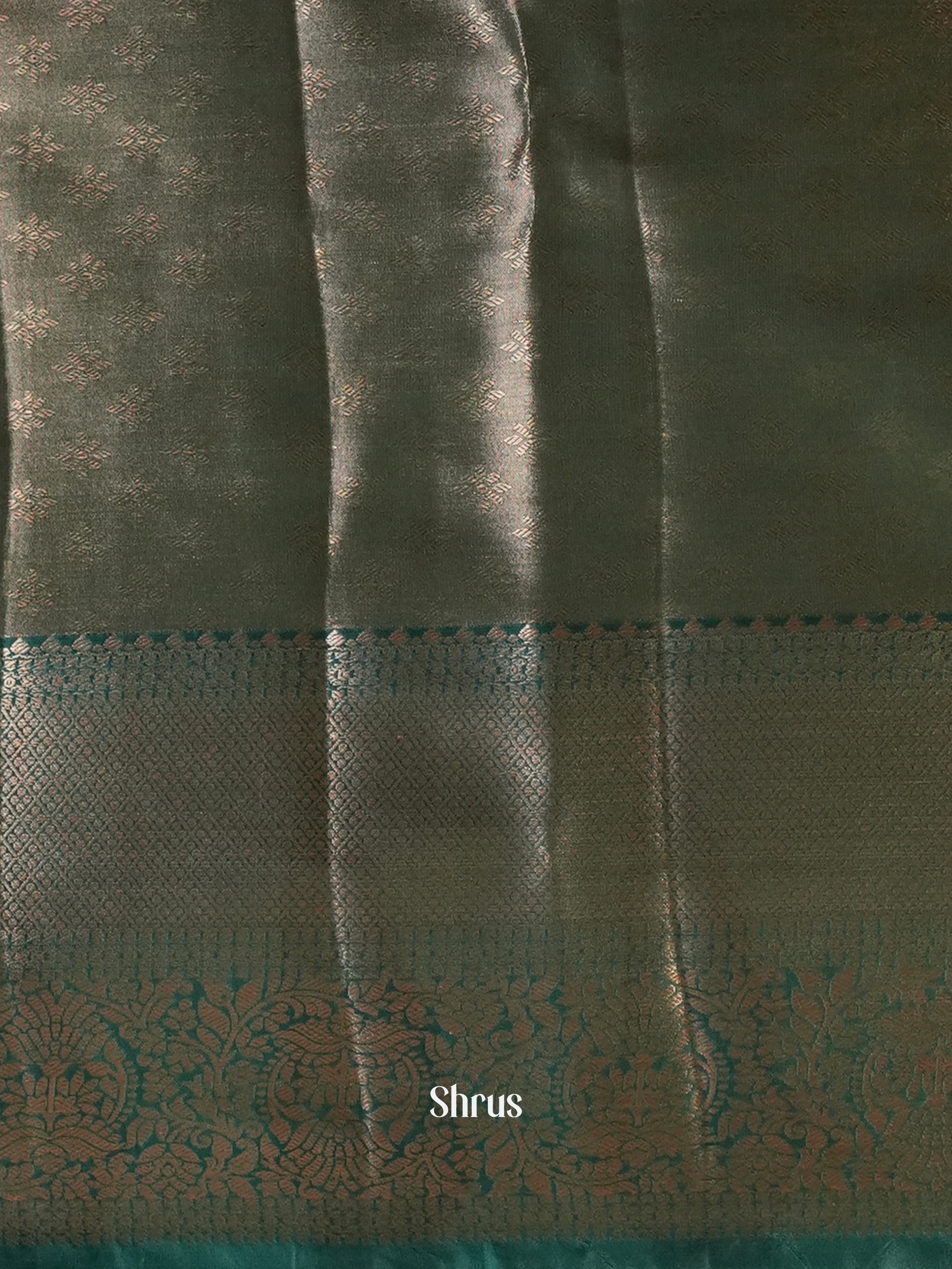 Pink & Green - Kanchipuram-halfpure Saree