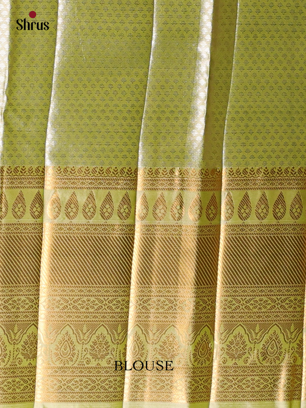 Pink & Green - Kanchipuram-halfpure Saree