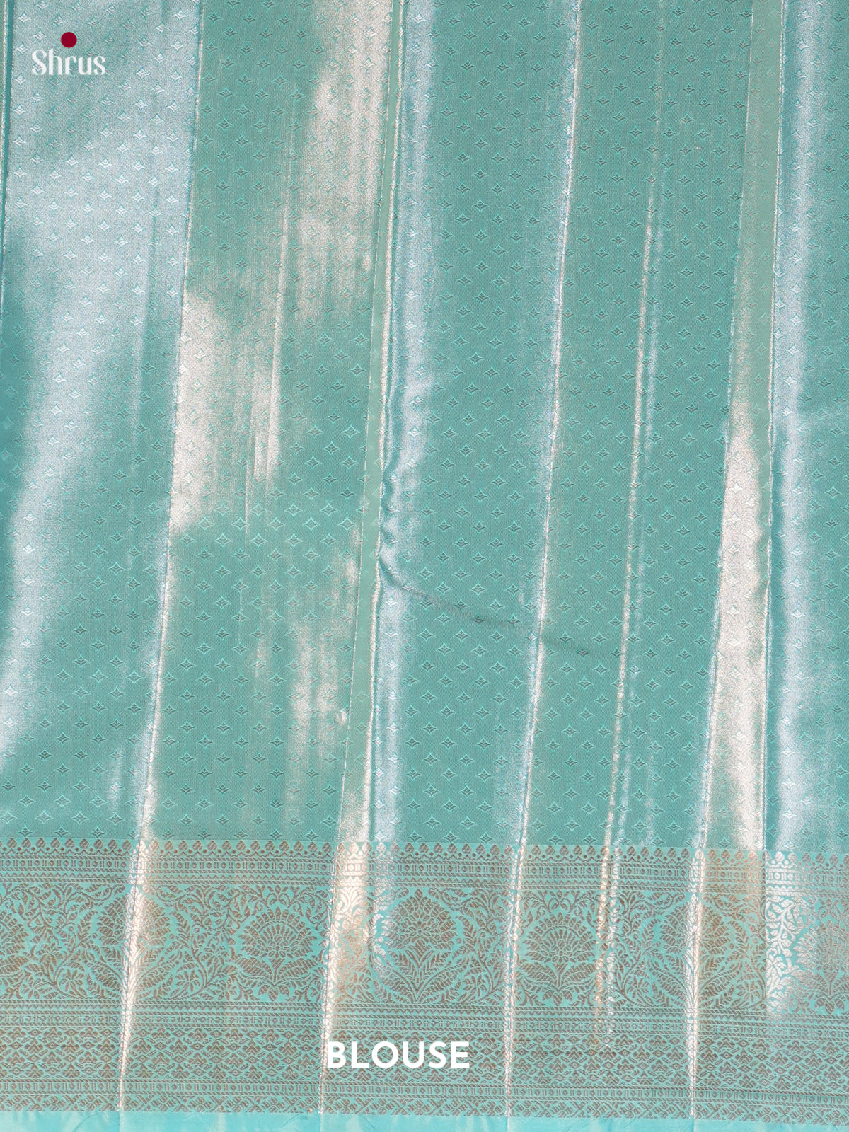 Pink & Blue - Kanchipuram-halfpure Saree