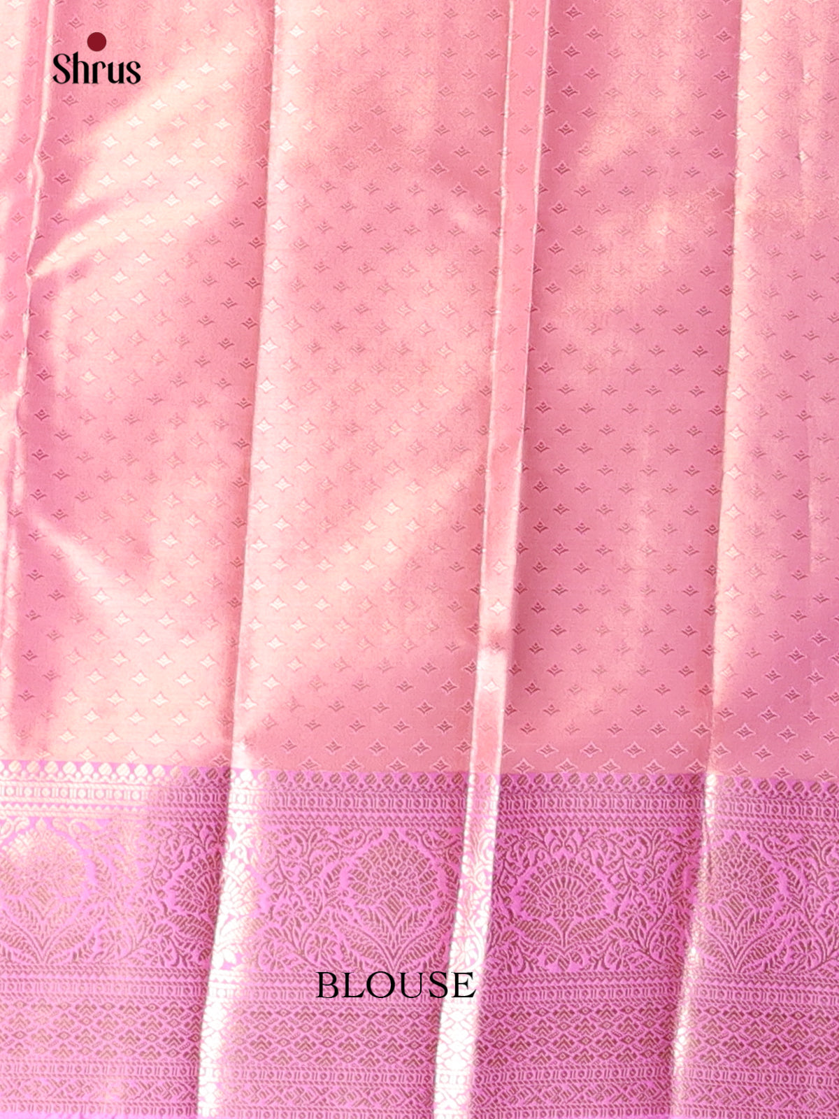 Beige & Purple - Kanchipuram-halfpure Saree