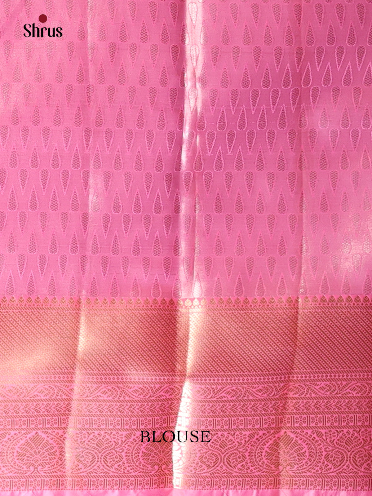 Purple & Pink - Kanchipuram-halfpure Saree