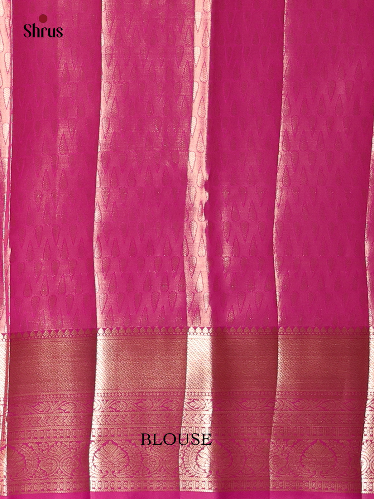 Pink & Grey - Kanchipuram-halfpure Saree