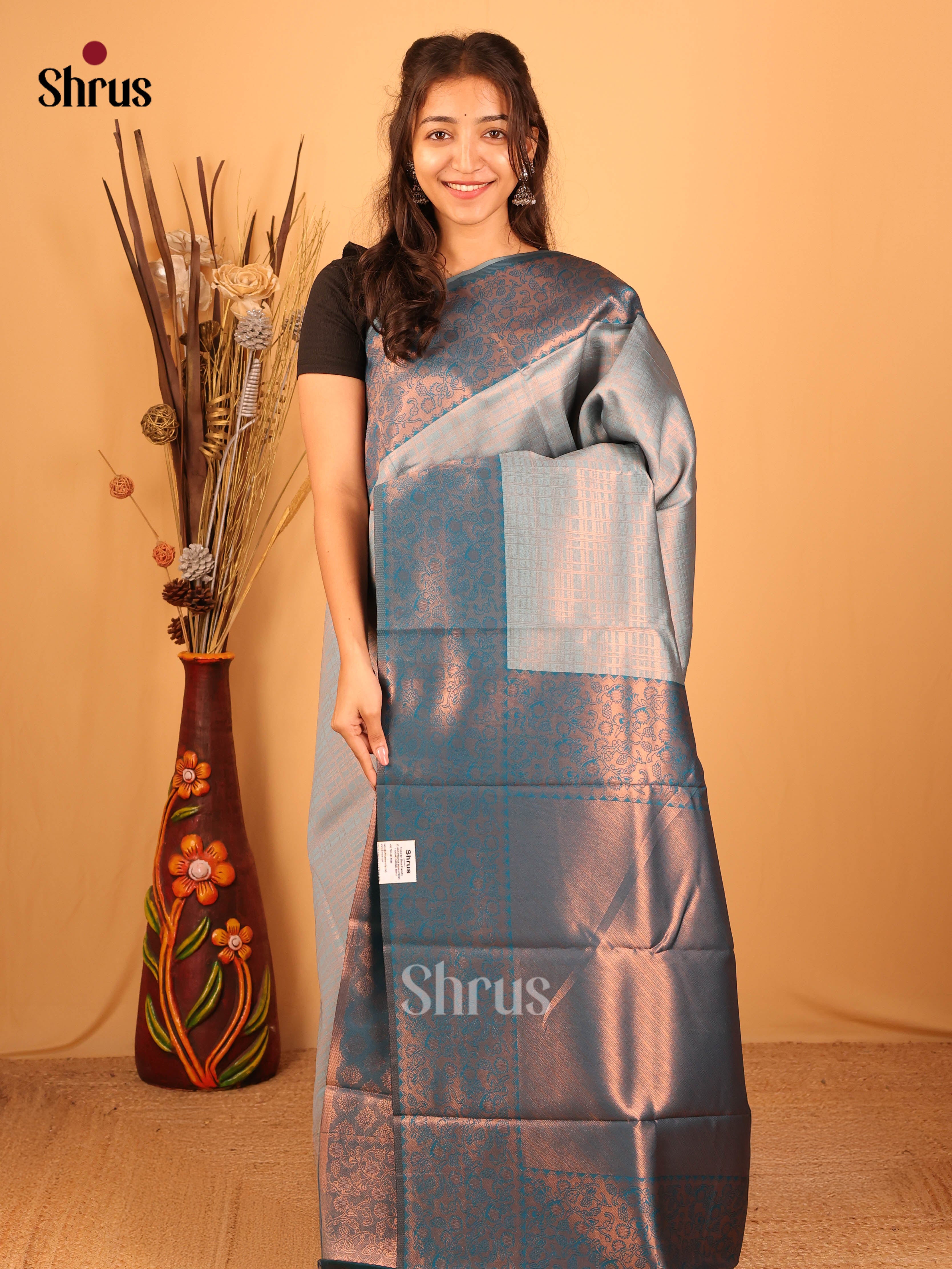 CIS18303 - Semi Arani Silk Saree - Shop on Shrus.com