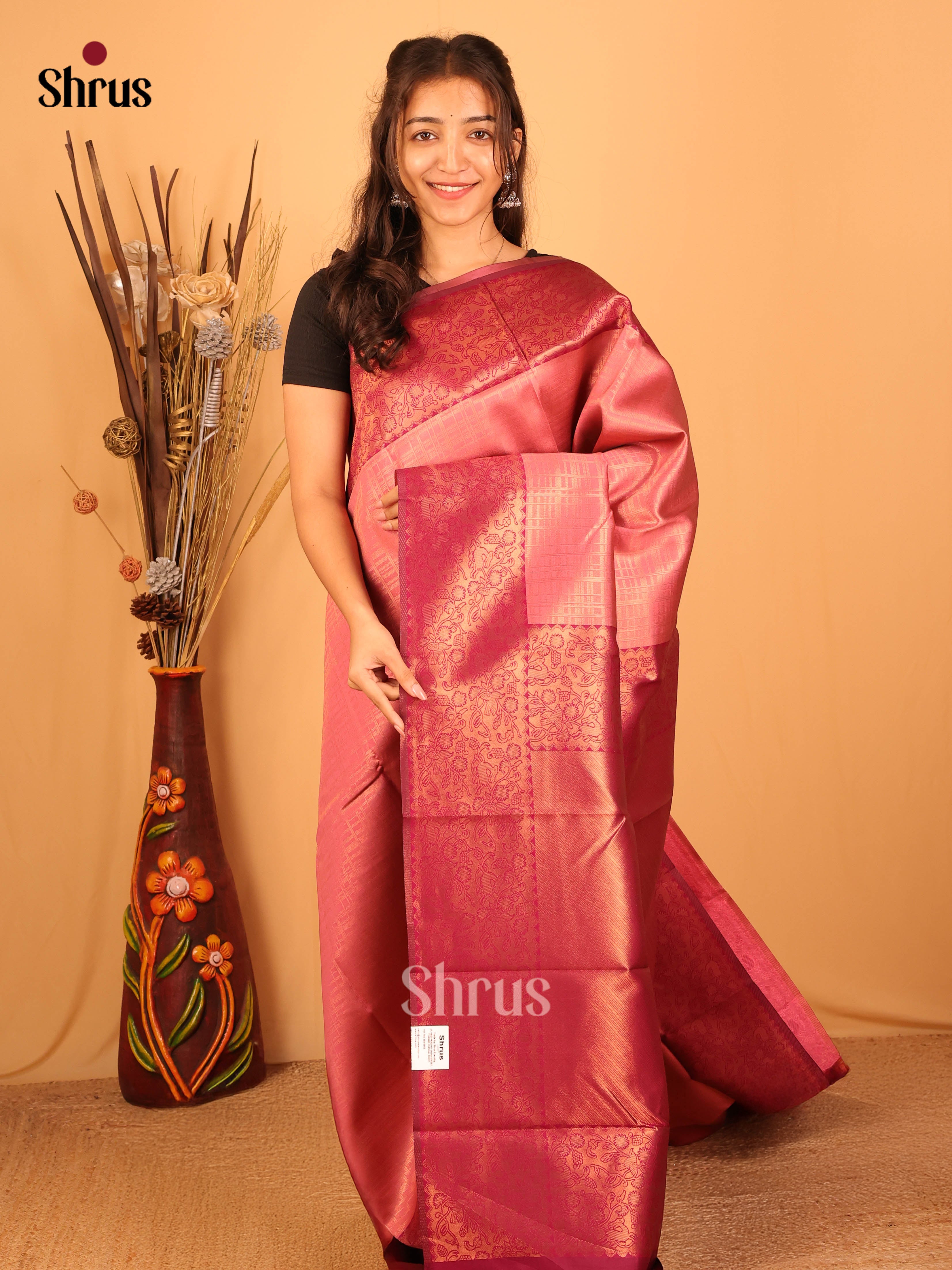 CIS18311 - Semi Arani Silk Saree - Shop on Shrus.com