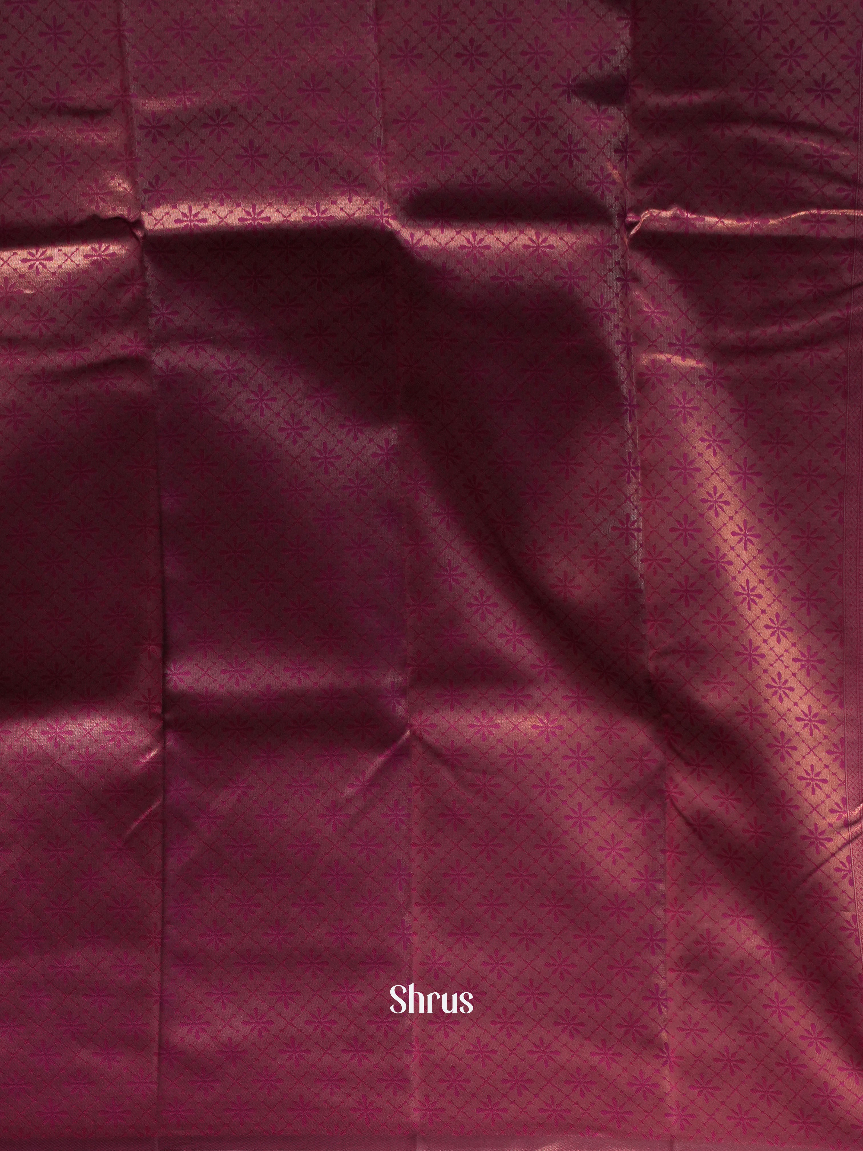 Blue & WIne - Semi Arani Silk