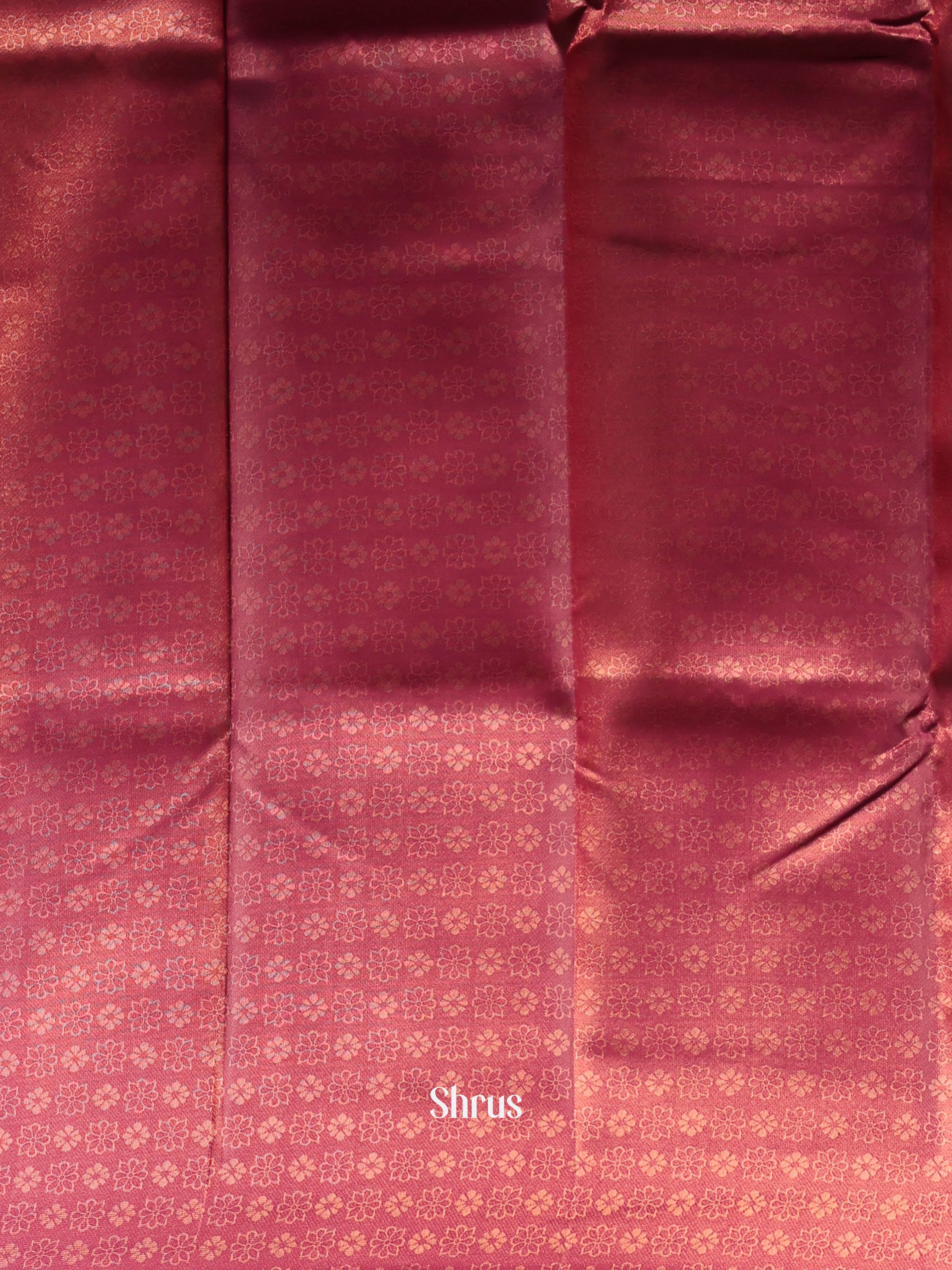 Onion pink & Maroon - Semi Arani Silk Saree