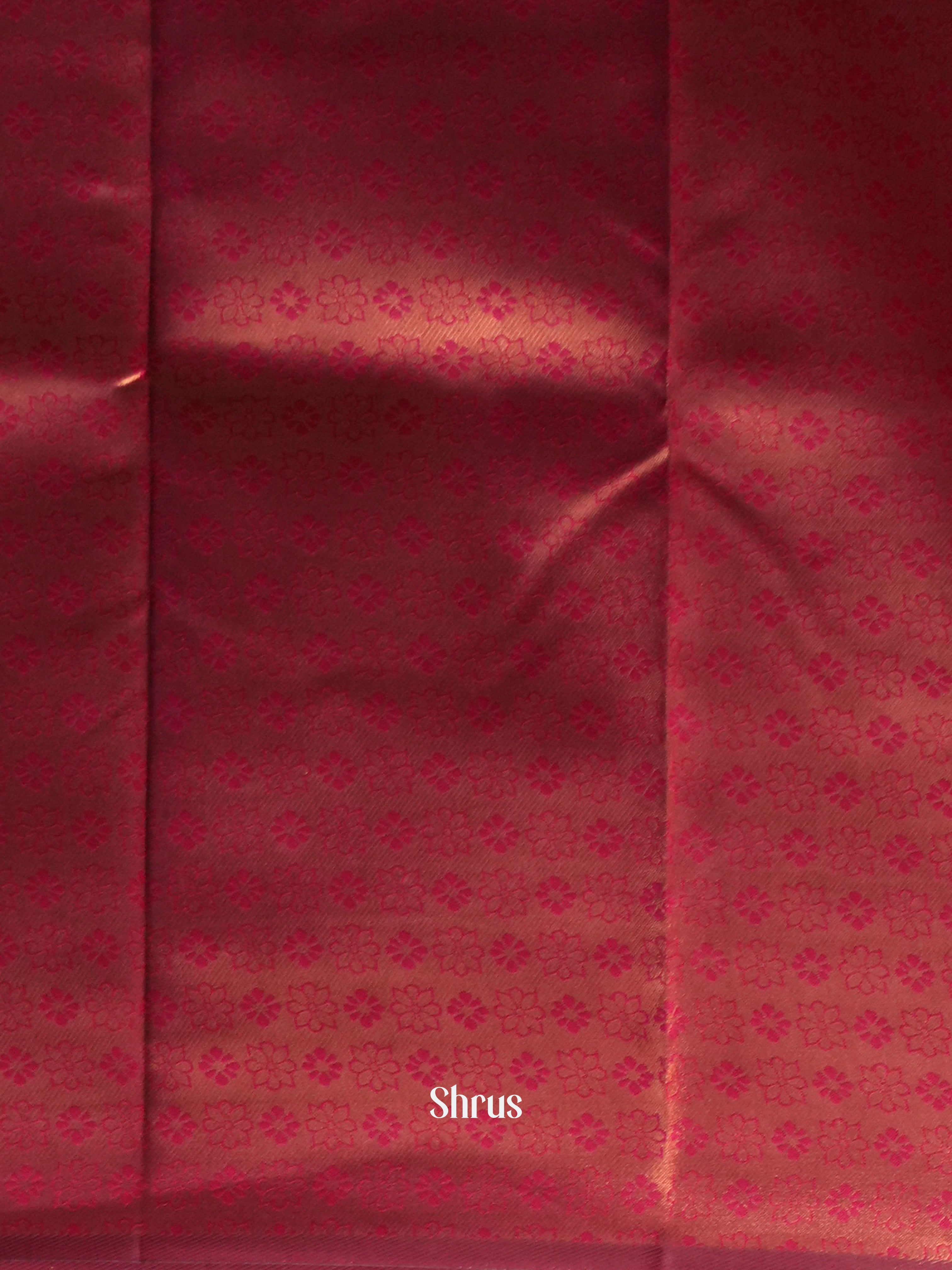 Pink & Maroon - Semi Arani Silk