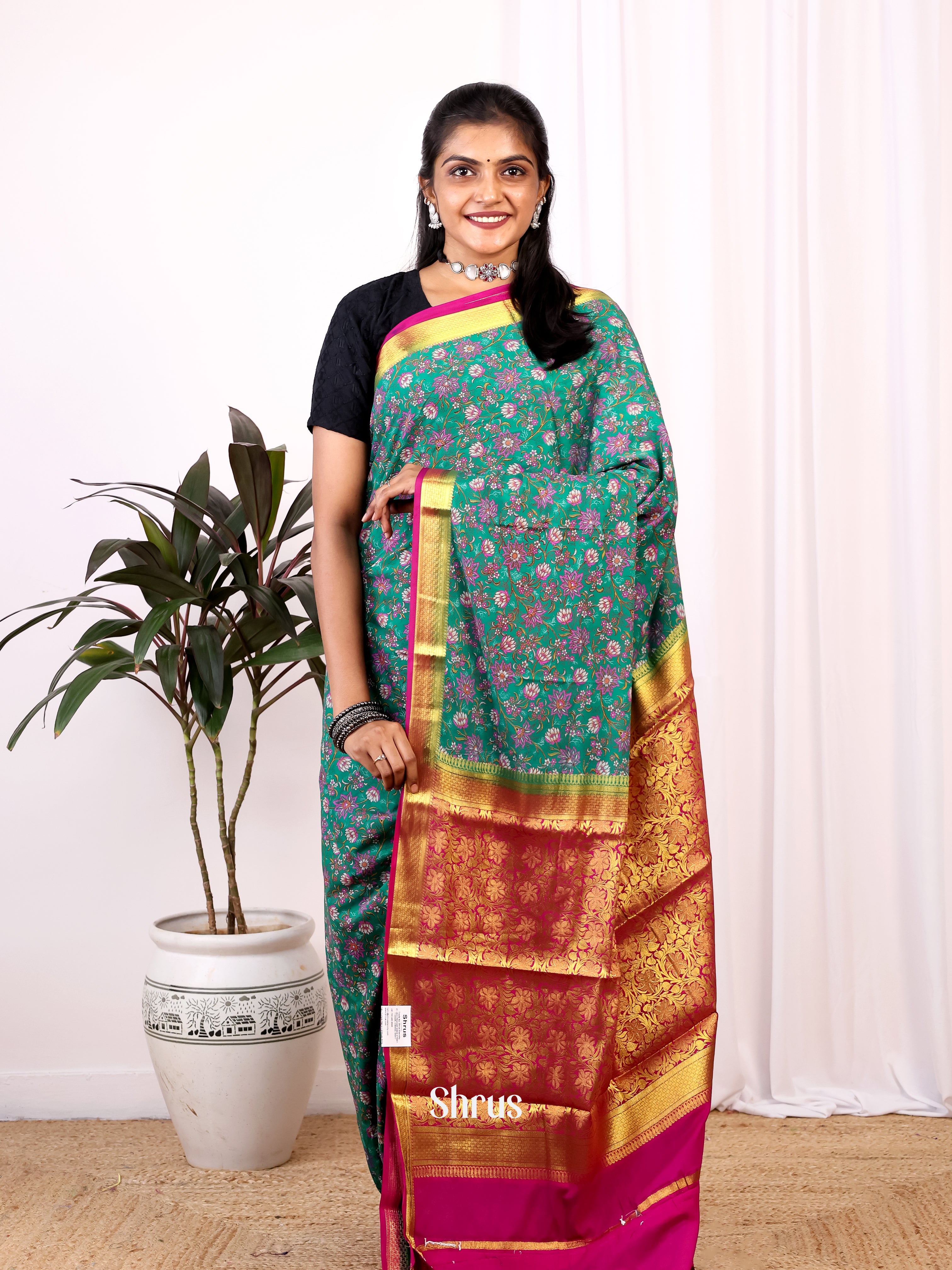 CIS19112 - Semi Mysoresilk Saree