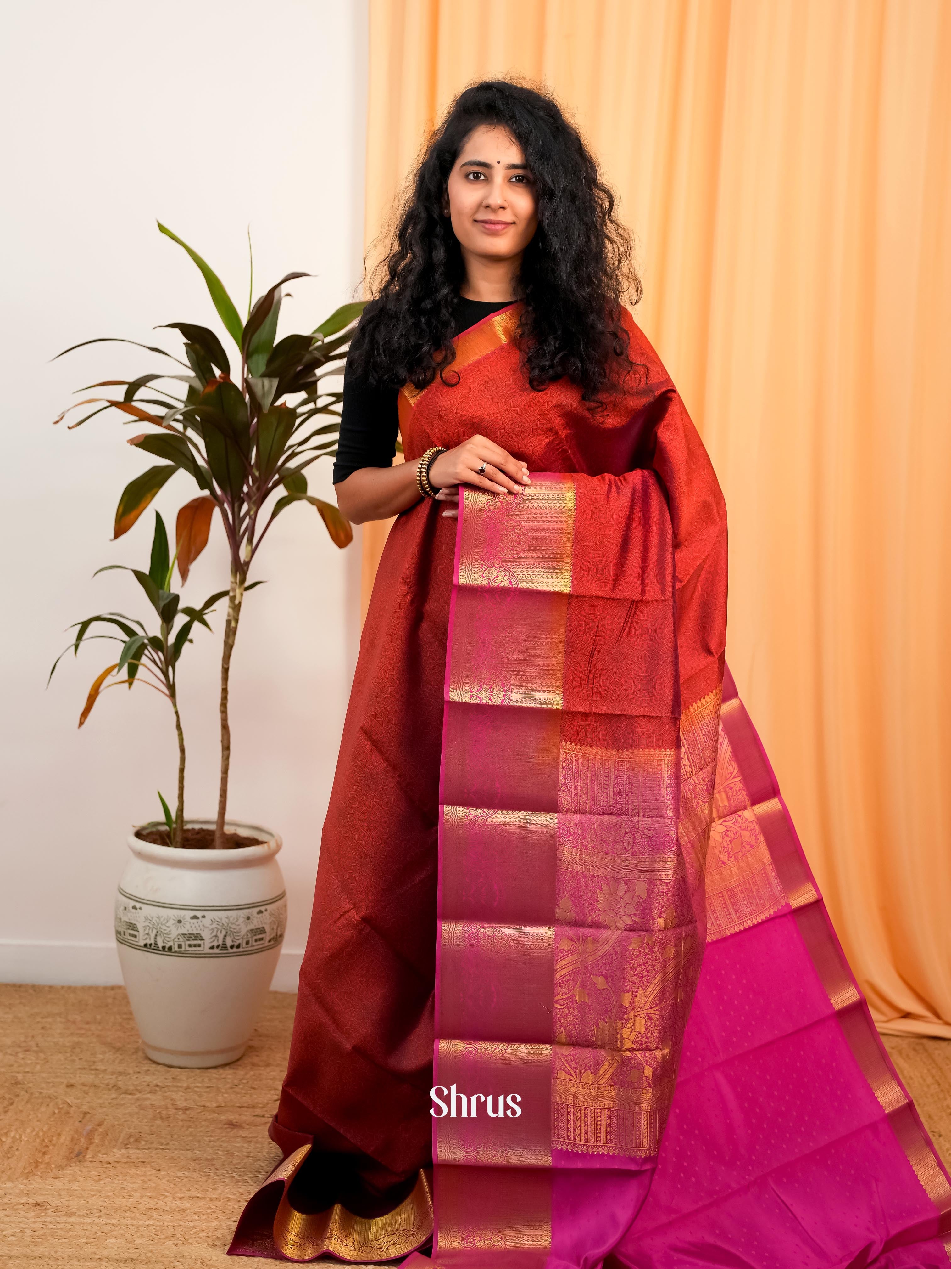 CIS19179 - Printed Silk Saree