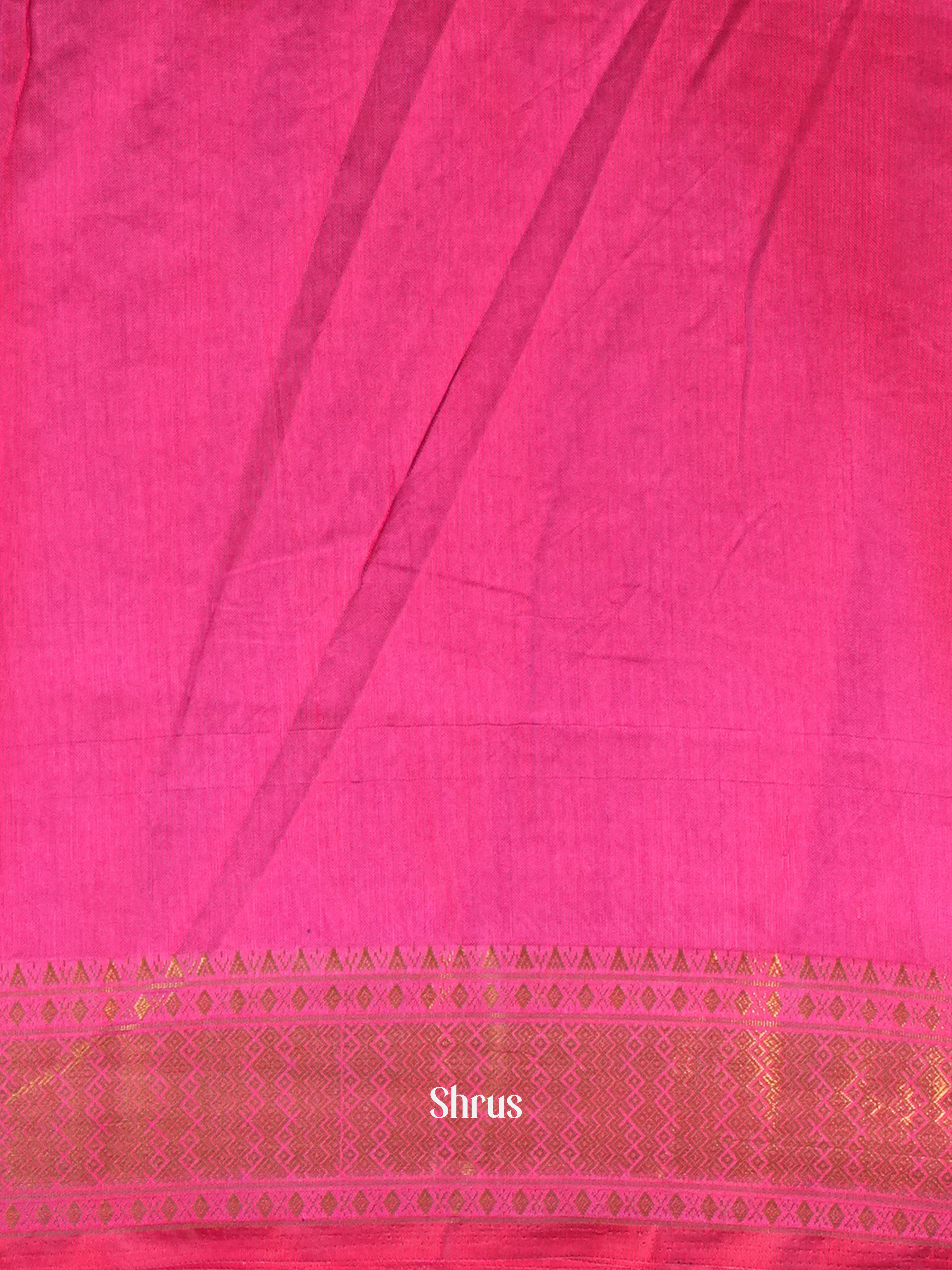 Purple & Pink - Semi Patola Saree