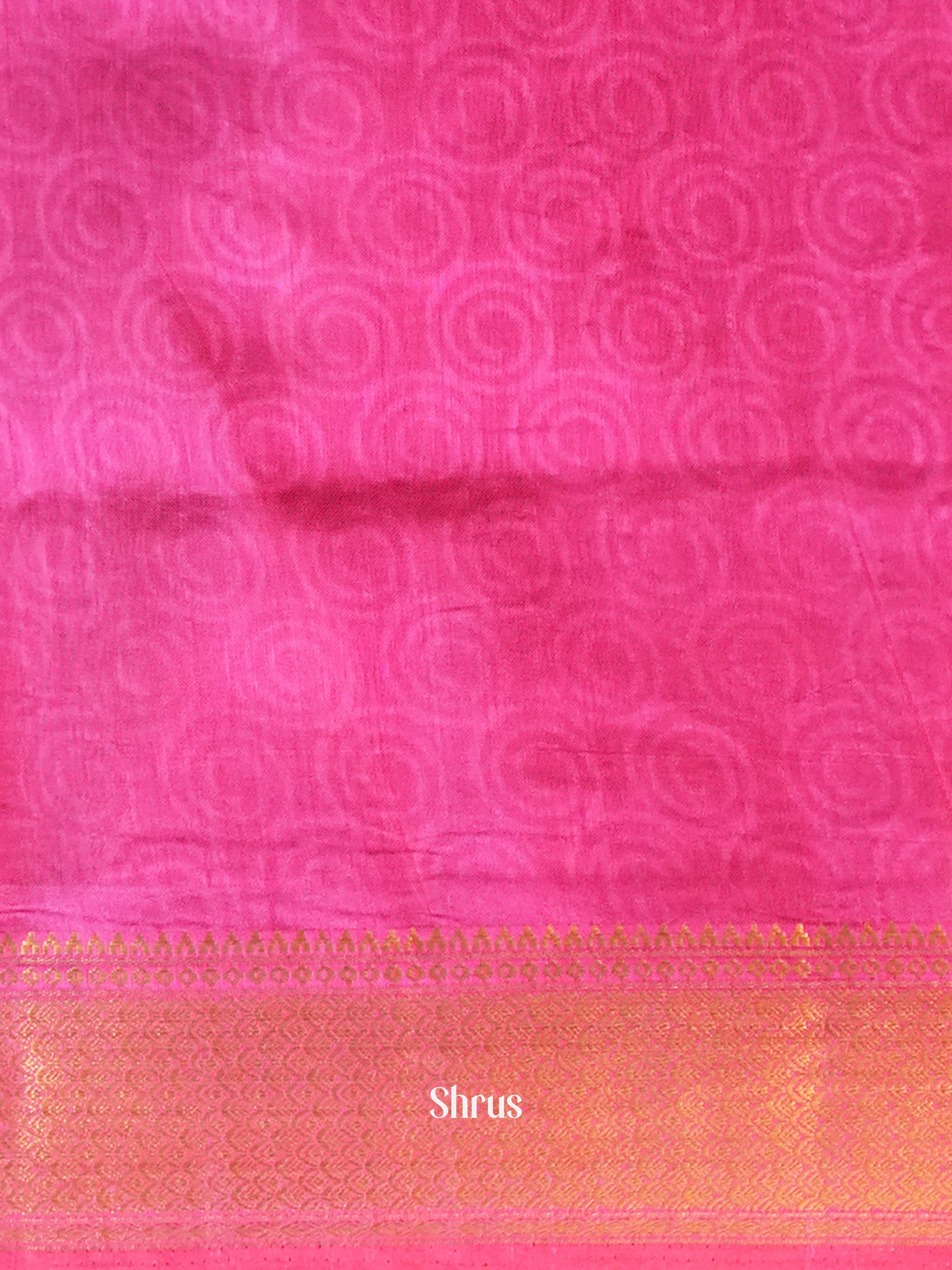 Purple & Pink - Semi Patola Saree