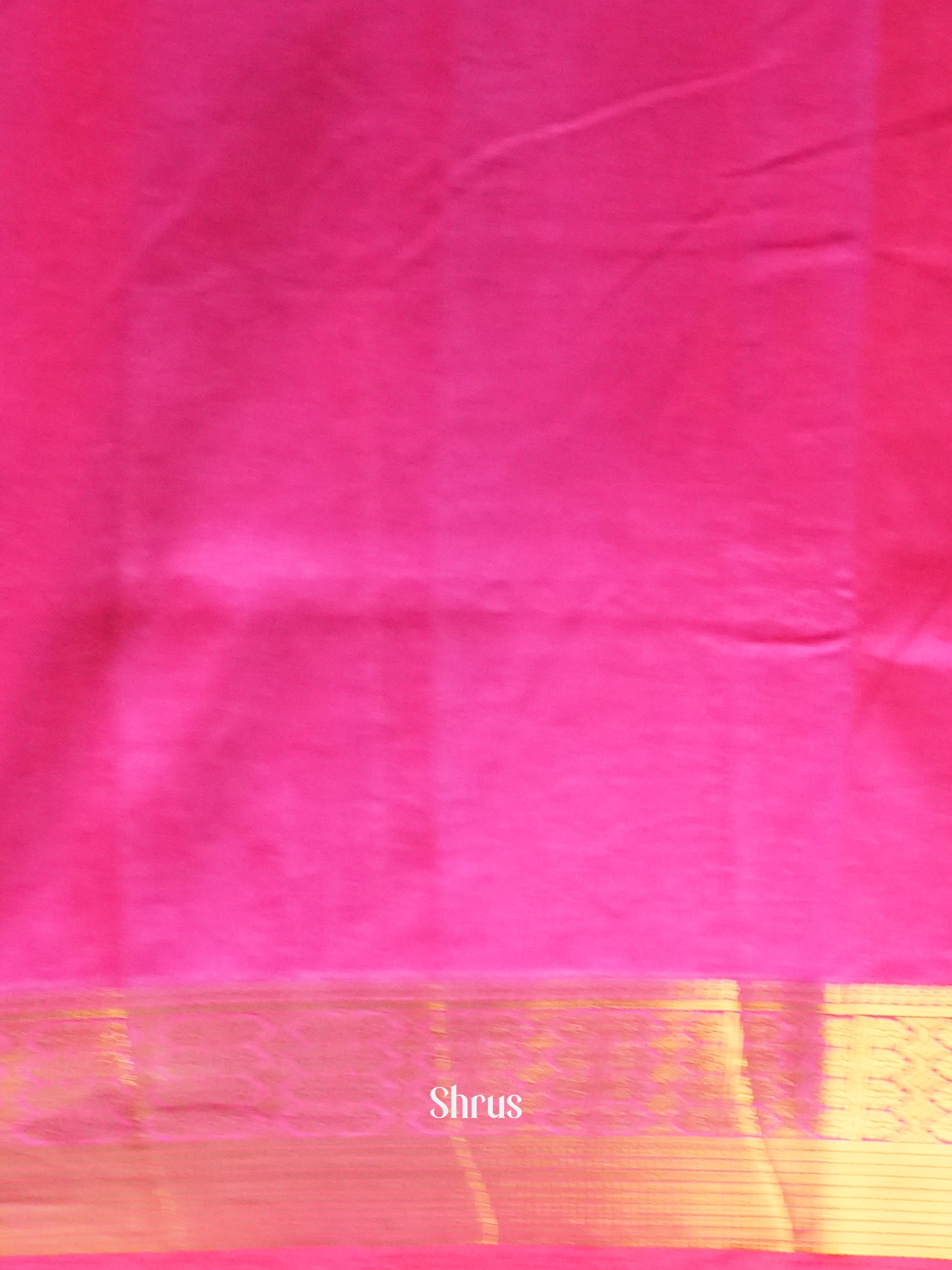 Purple & Pink  - Semi Patola Saree