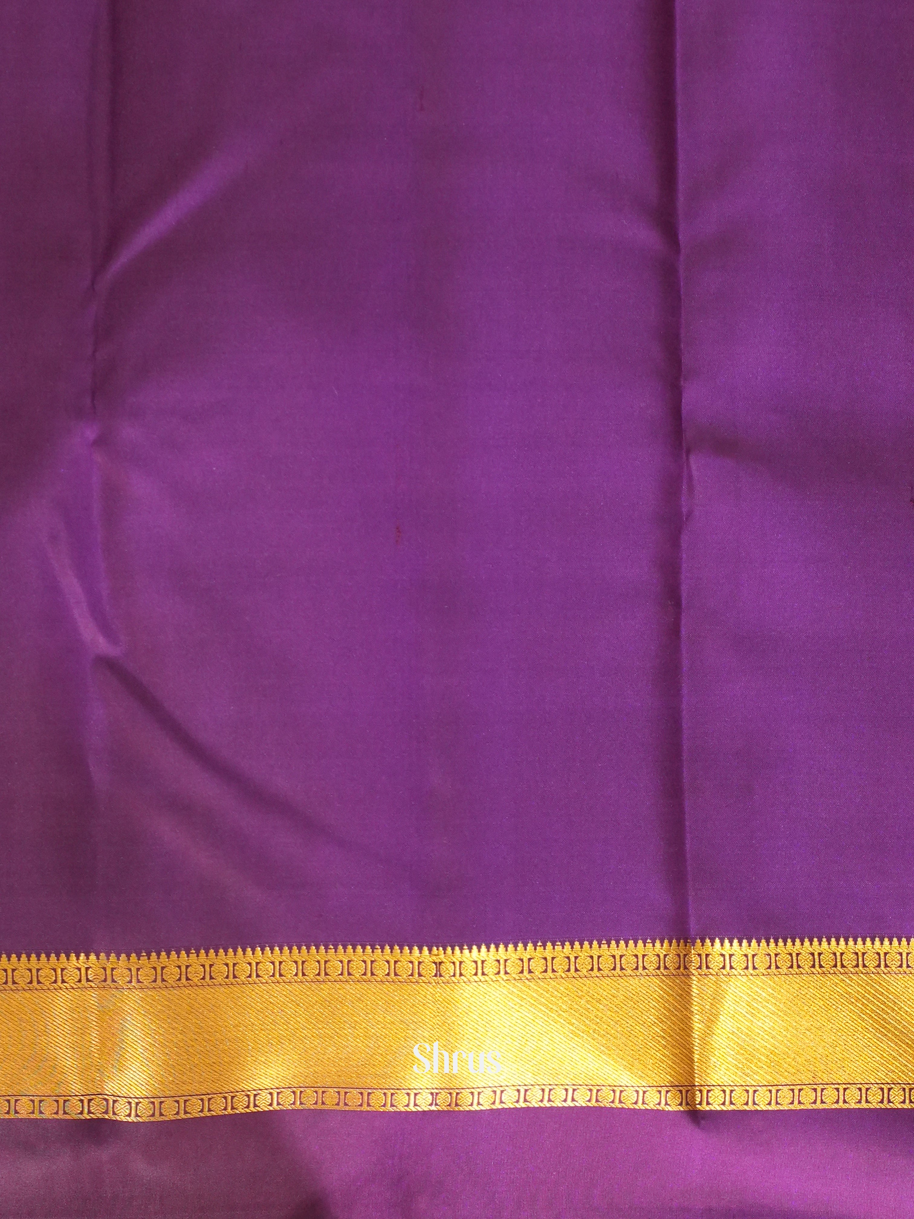 Dusty Brown & Purple - Kanchipuram silk Saree