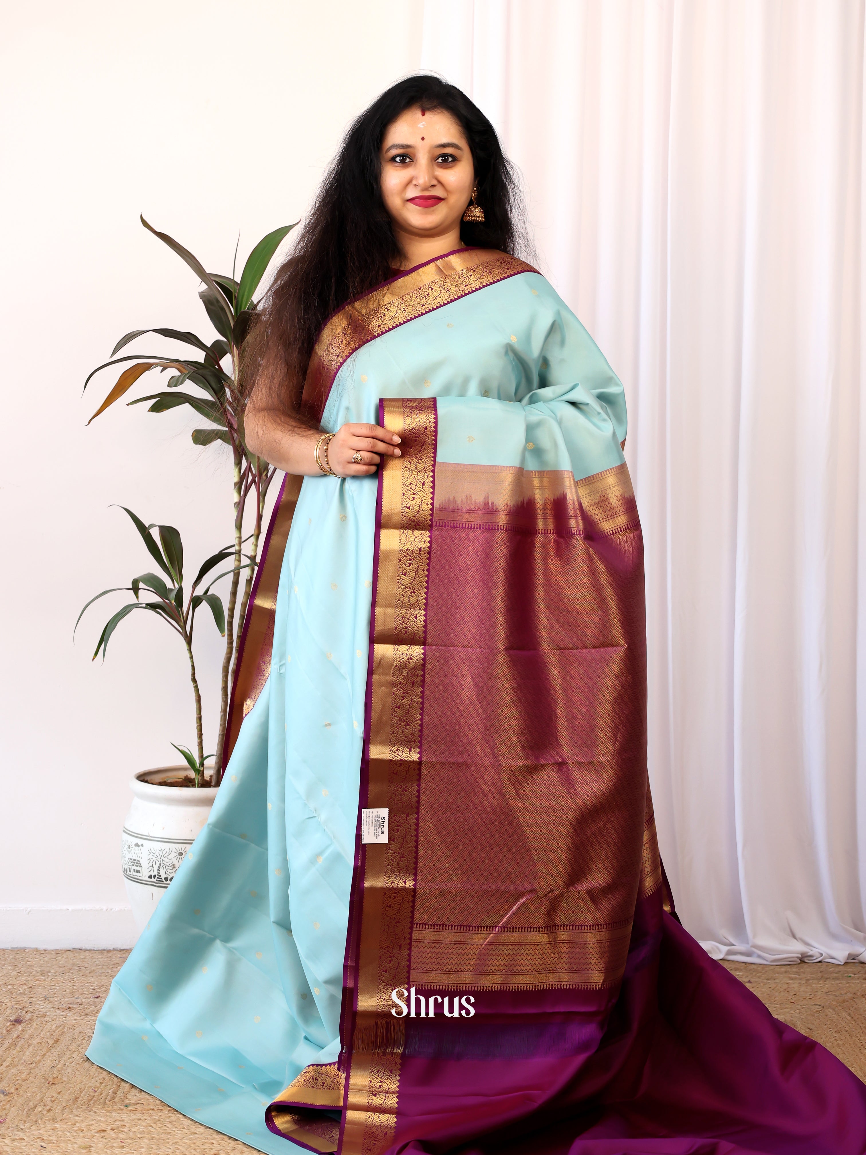 CIS20016 -  Kanchipuram silk Saree