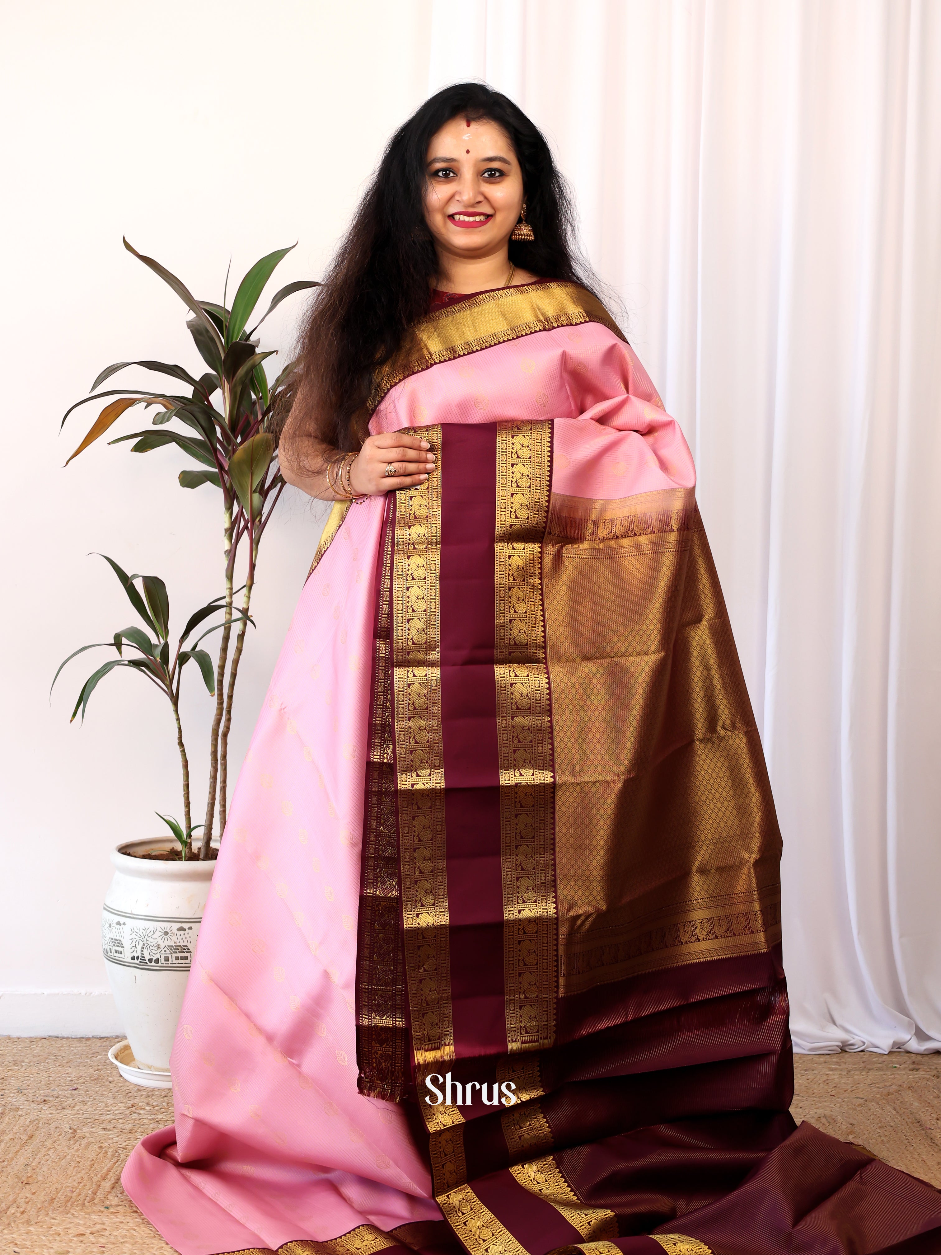 CIS20028 -  Kanchipuram silk Saree