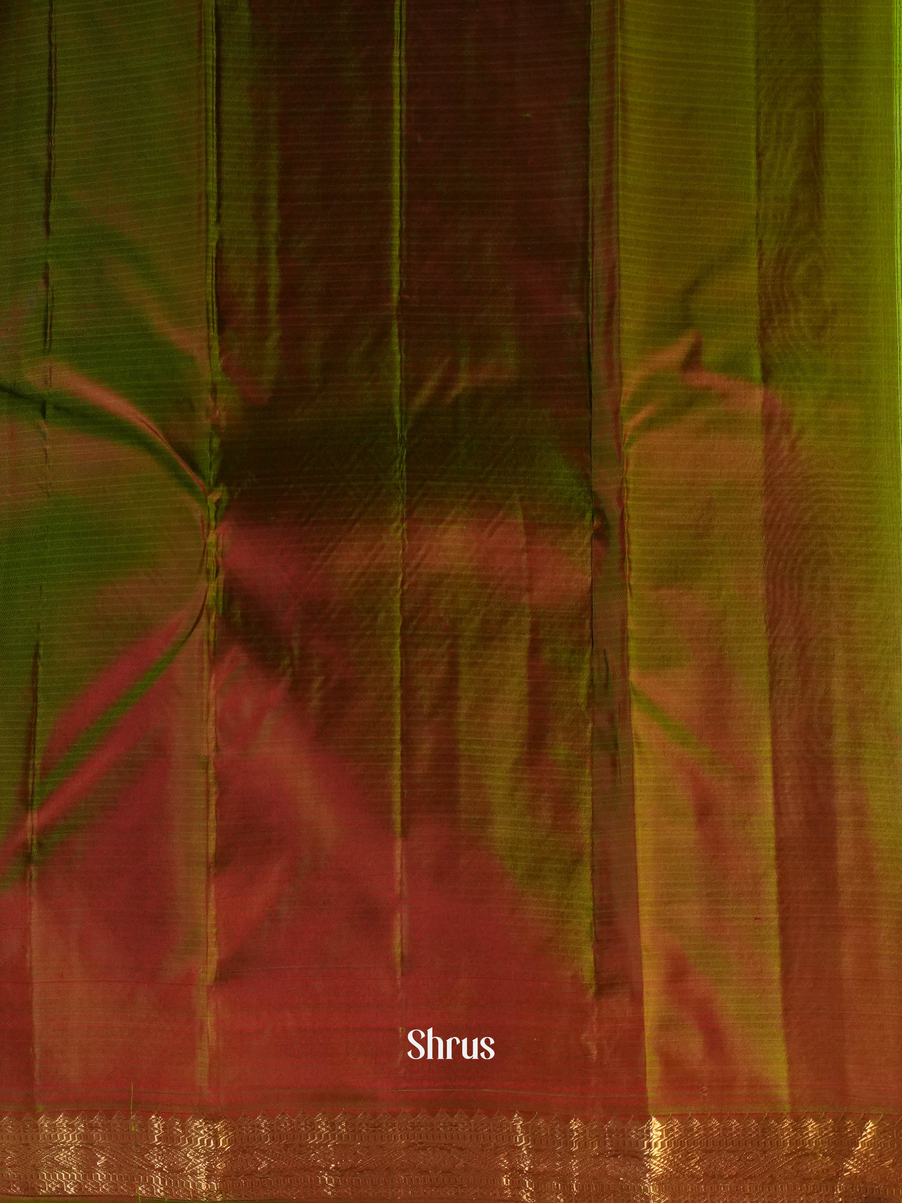 Red & Green - Kanchipuram silk Saree